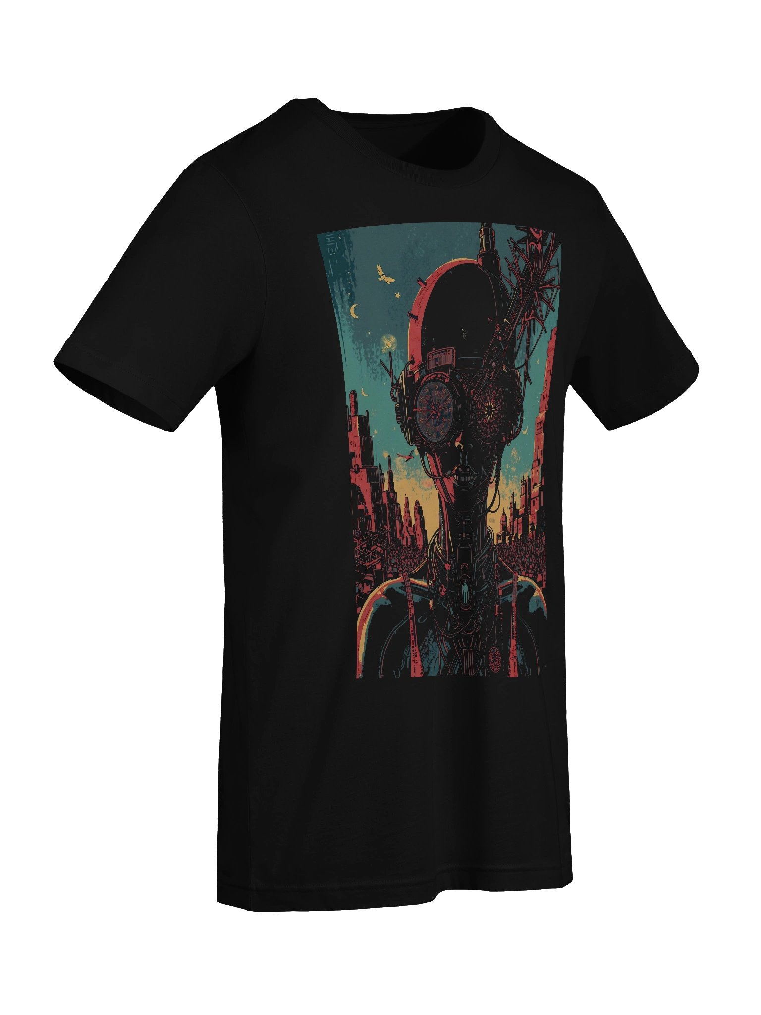 Future Dystopia Glitch Lightweight T-Shirt product image (2)