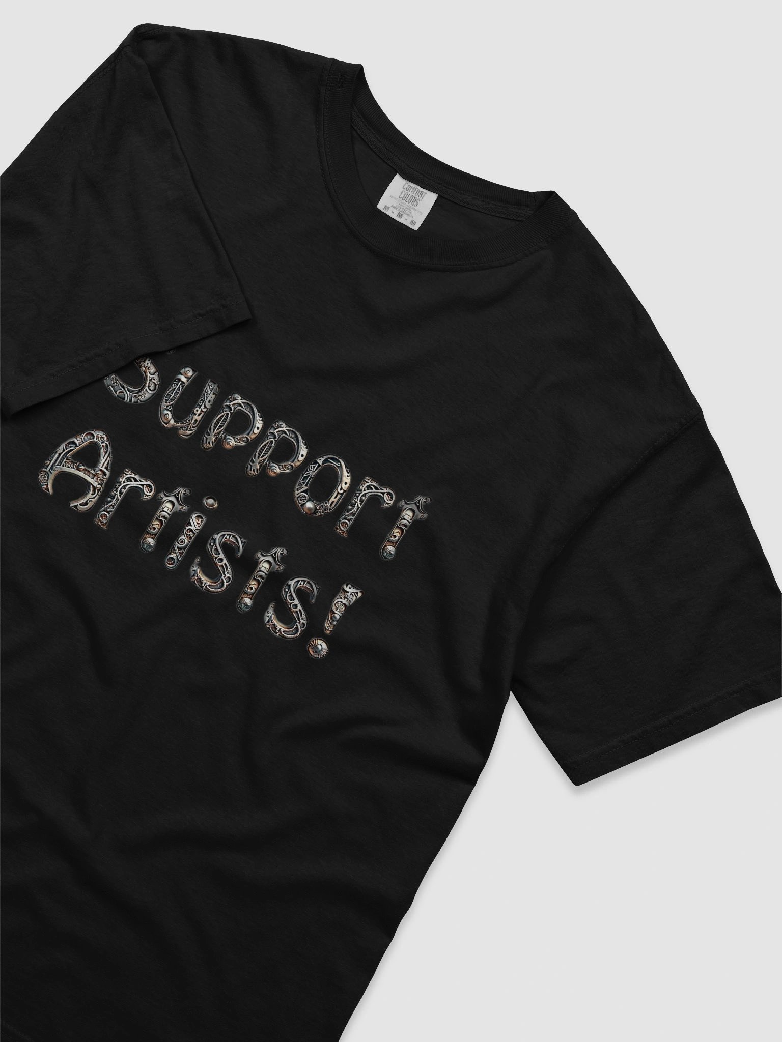 "Support Artists!" Metal Tee product image (11)