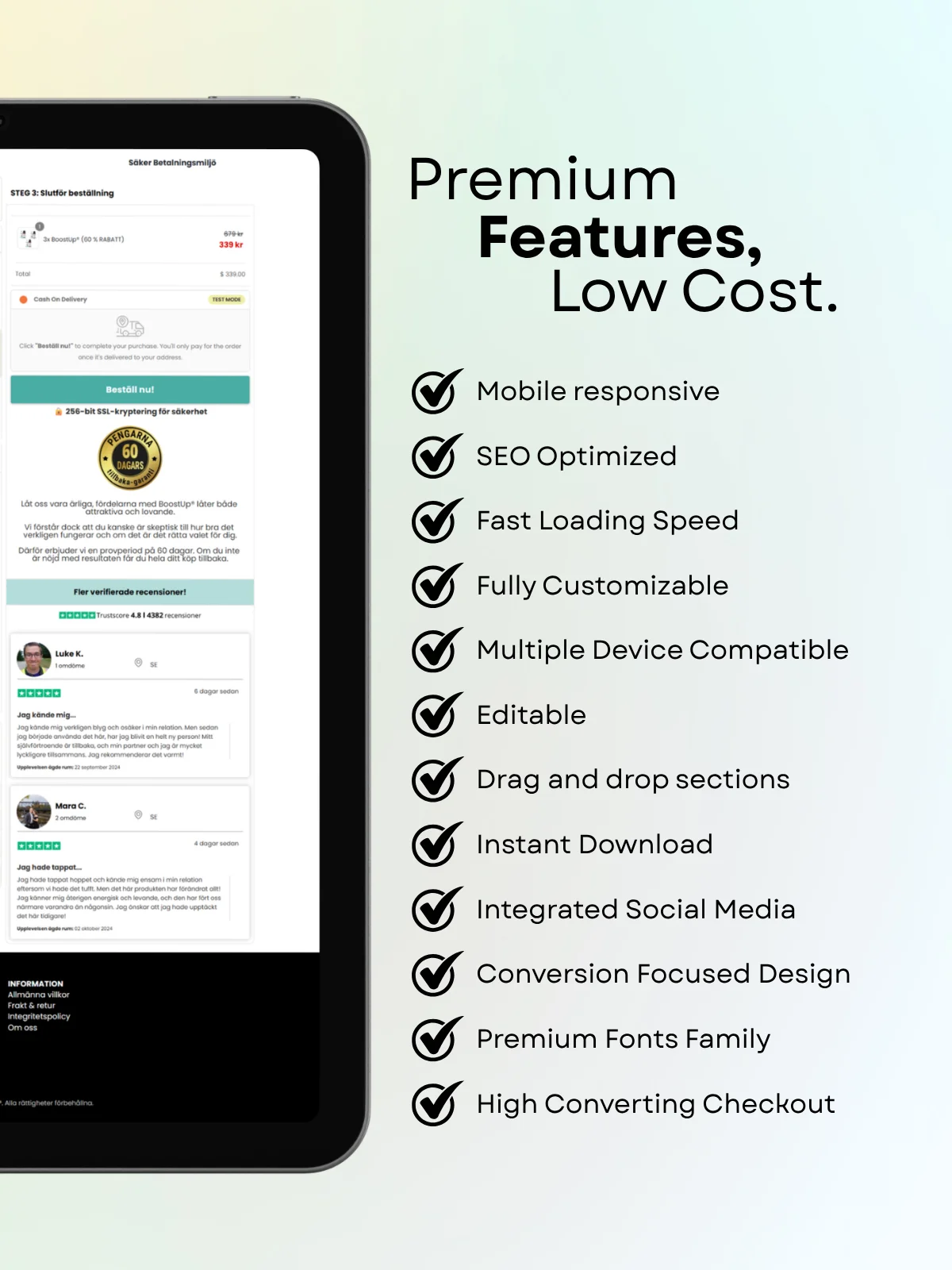 Wellness & Supplement Funnelish Sales Funnel Template product image (6)