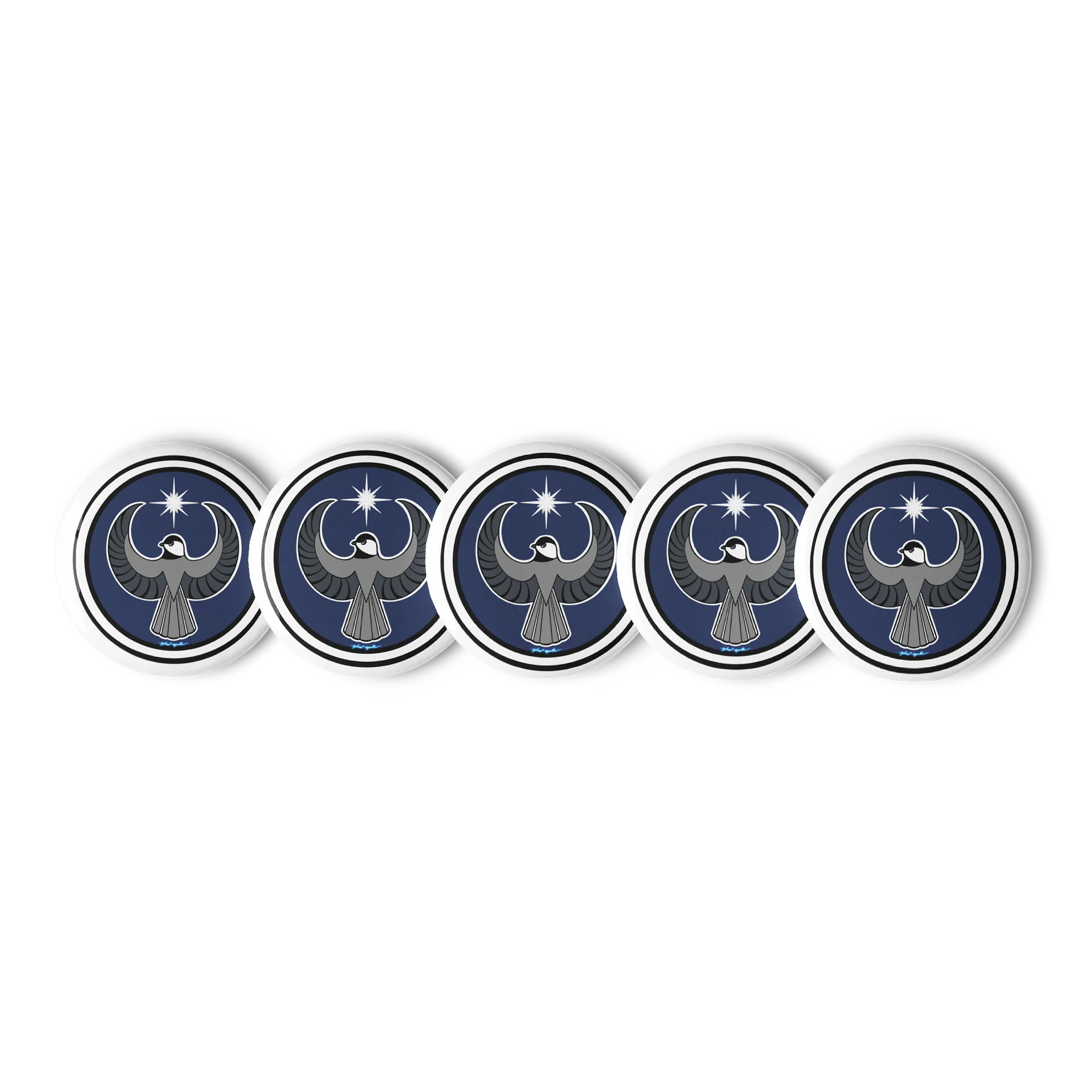 Chickadee- Resistance. MA, ME. (5-pack button) product image (1)