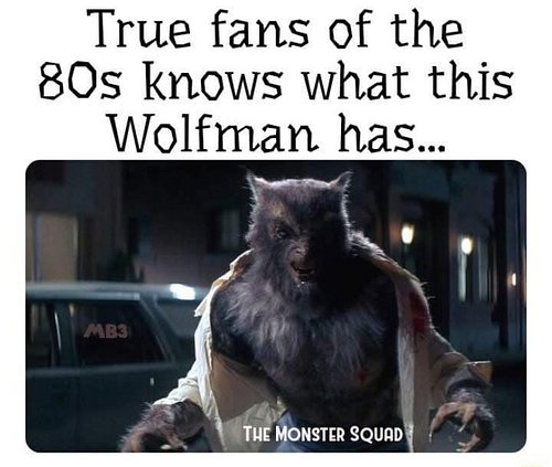 Real ones know… 🐺🌕 🥜 

If you grew up on late-night monster movies and VHS horror marathons, you already know what this Wolfm...