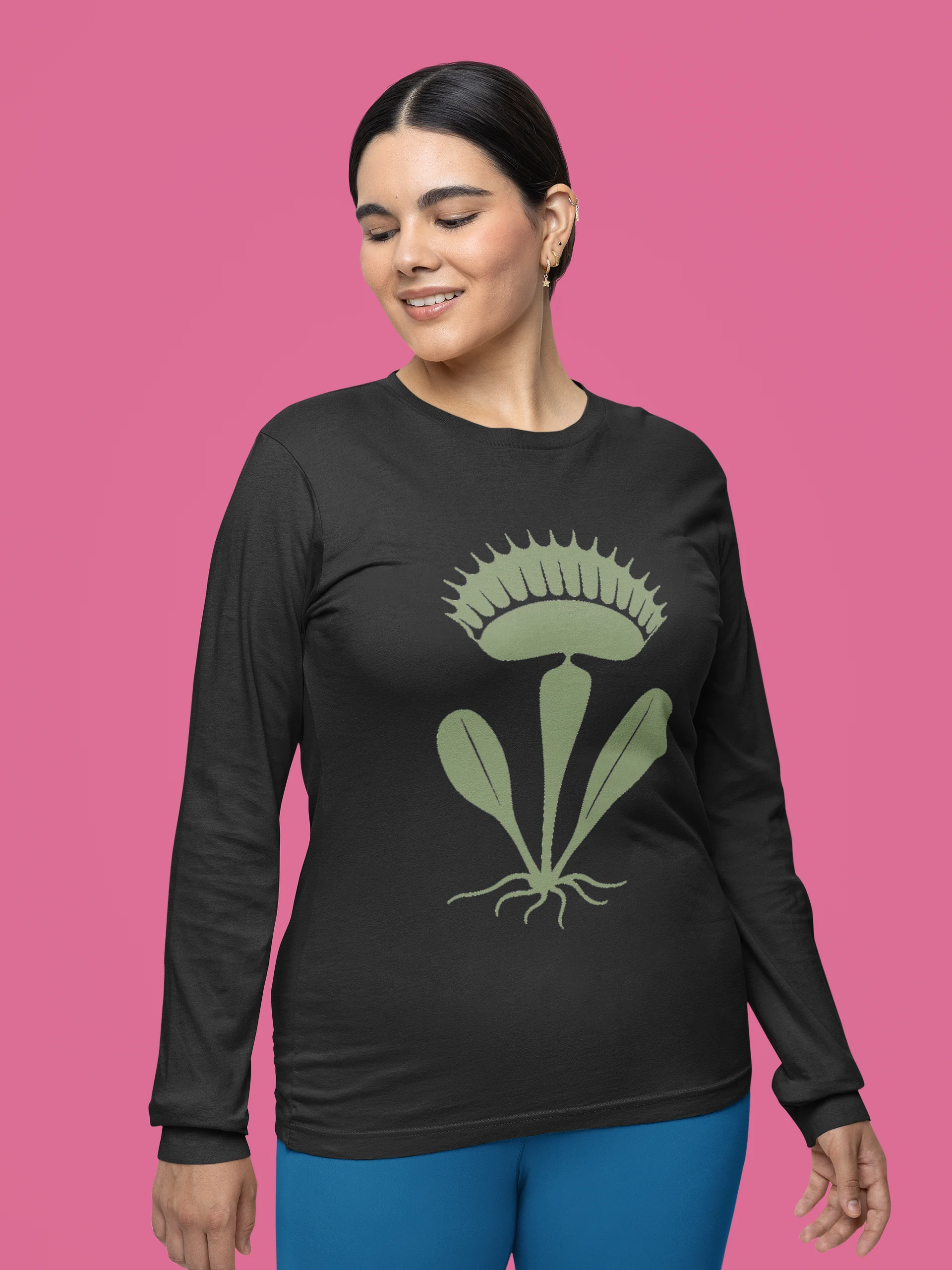 Venus Flytrap Stamp long sleeve product image (8)