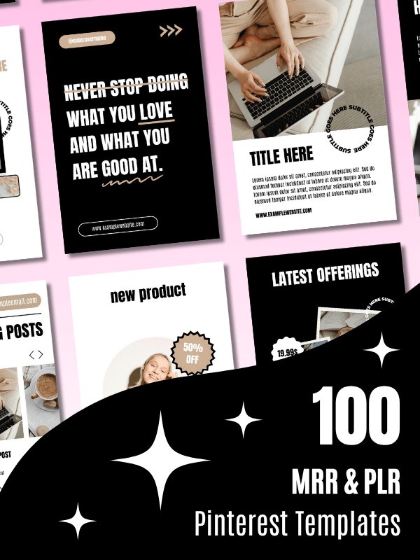 MRR/PLR Minimal Pink eBook Template product image (10)