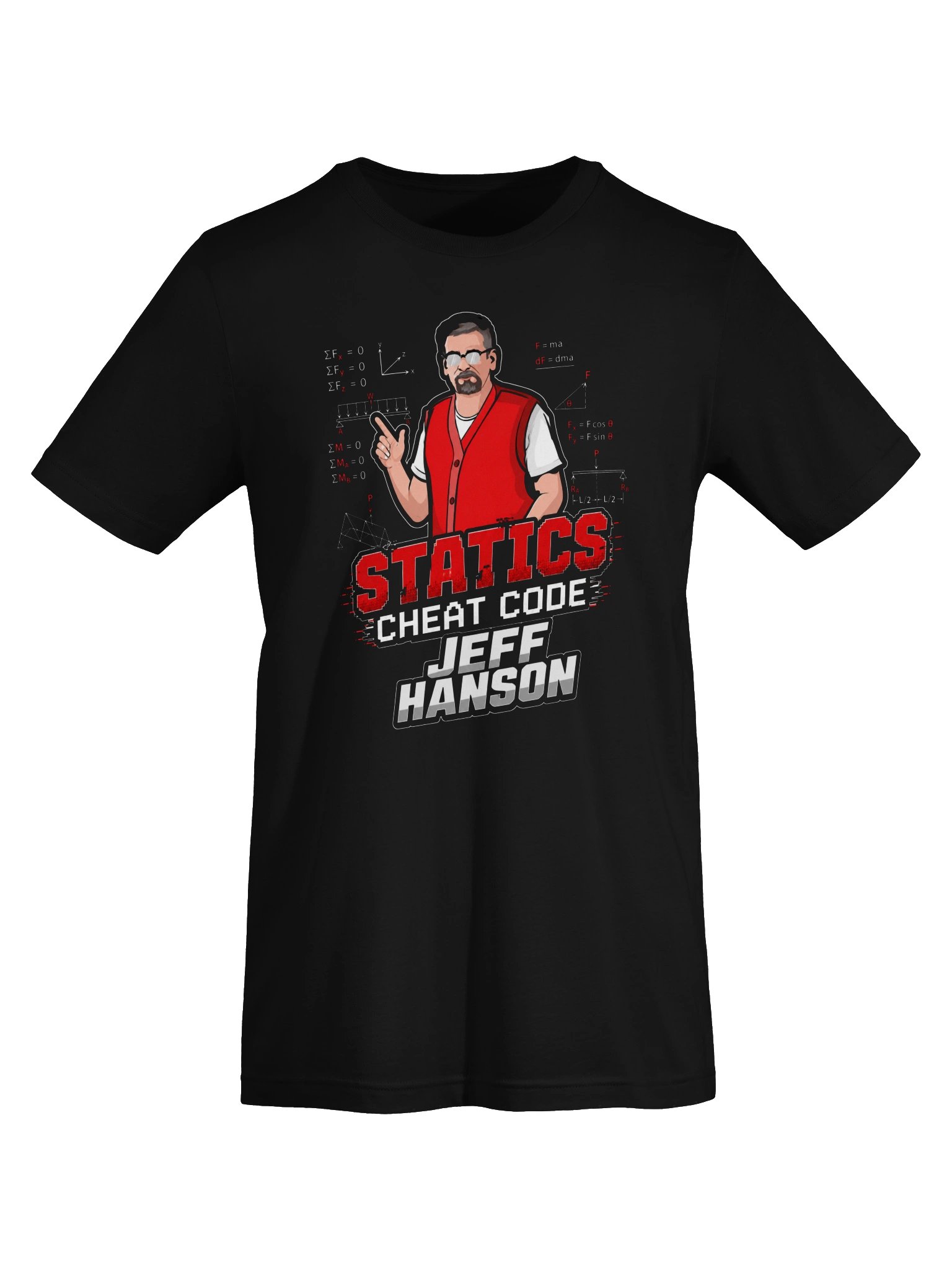 Statics Cheat Code – Jeff Hanson T-Shirt product image (5)