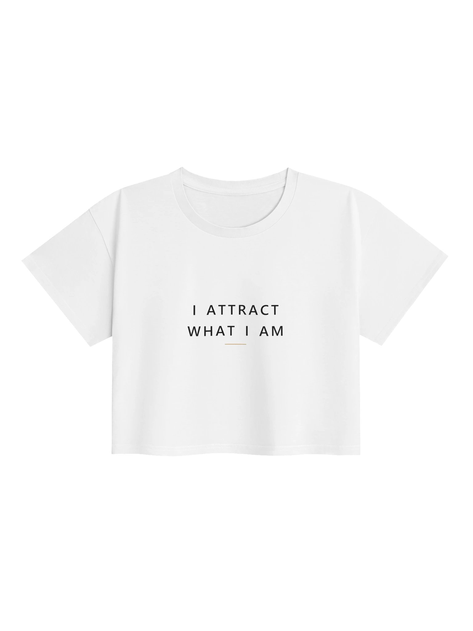 I Attract What I Am Crop Top product image (1)
