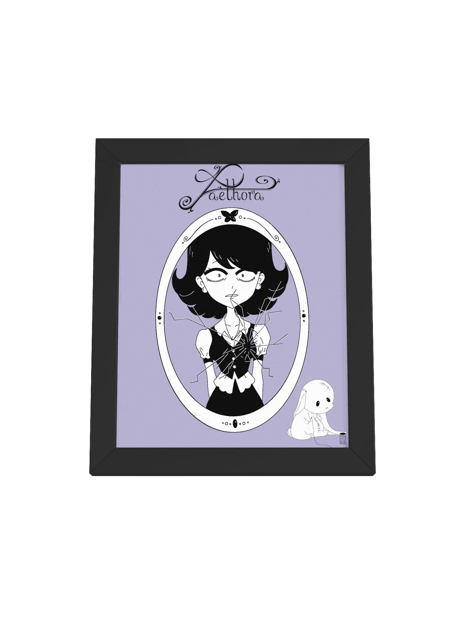 Framed Faethora Velveteen Poster product image (1)