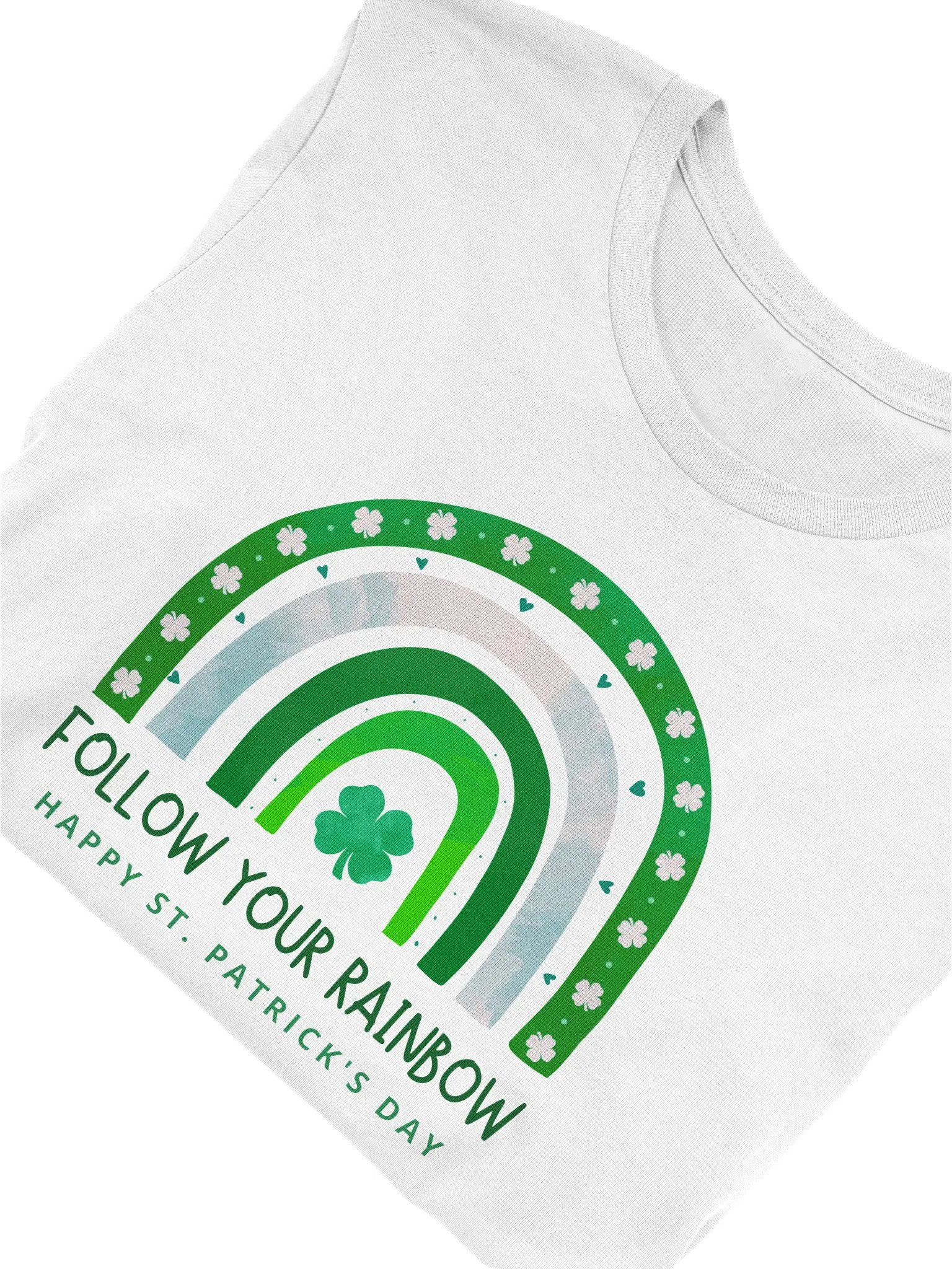 St. Patrick's Day Follow Your Rainbow T-Shirt product image (5)