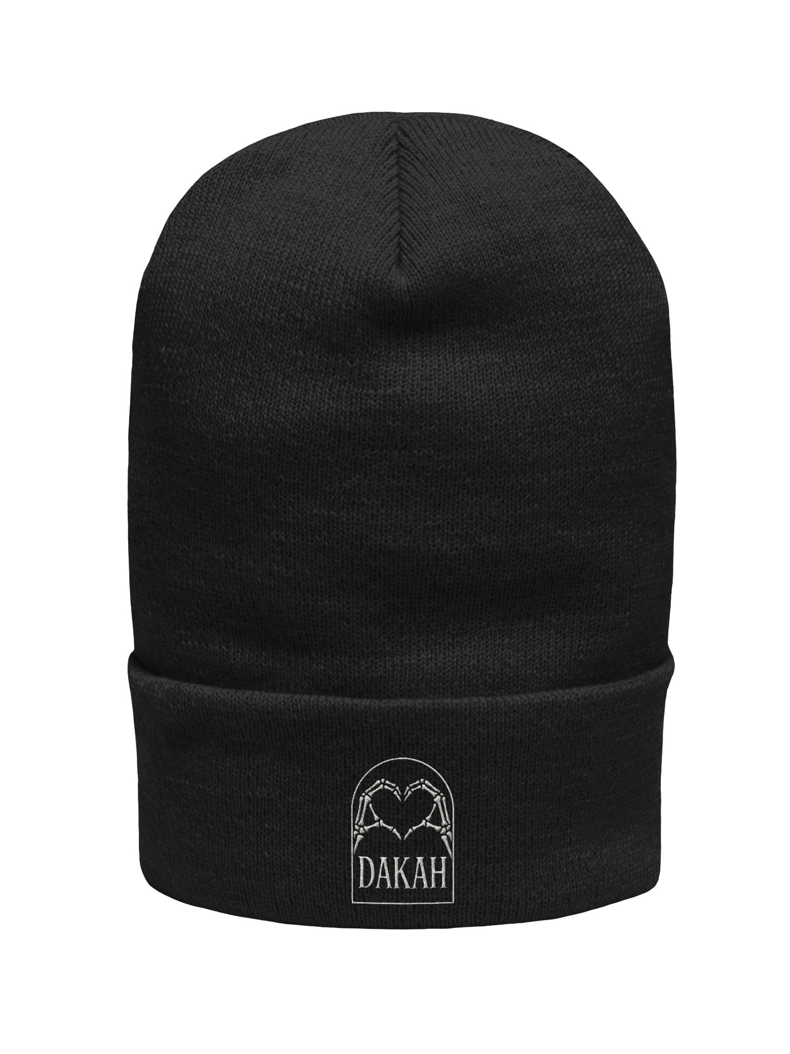 Dakah Skeleton Heart Beanie product image (3)