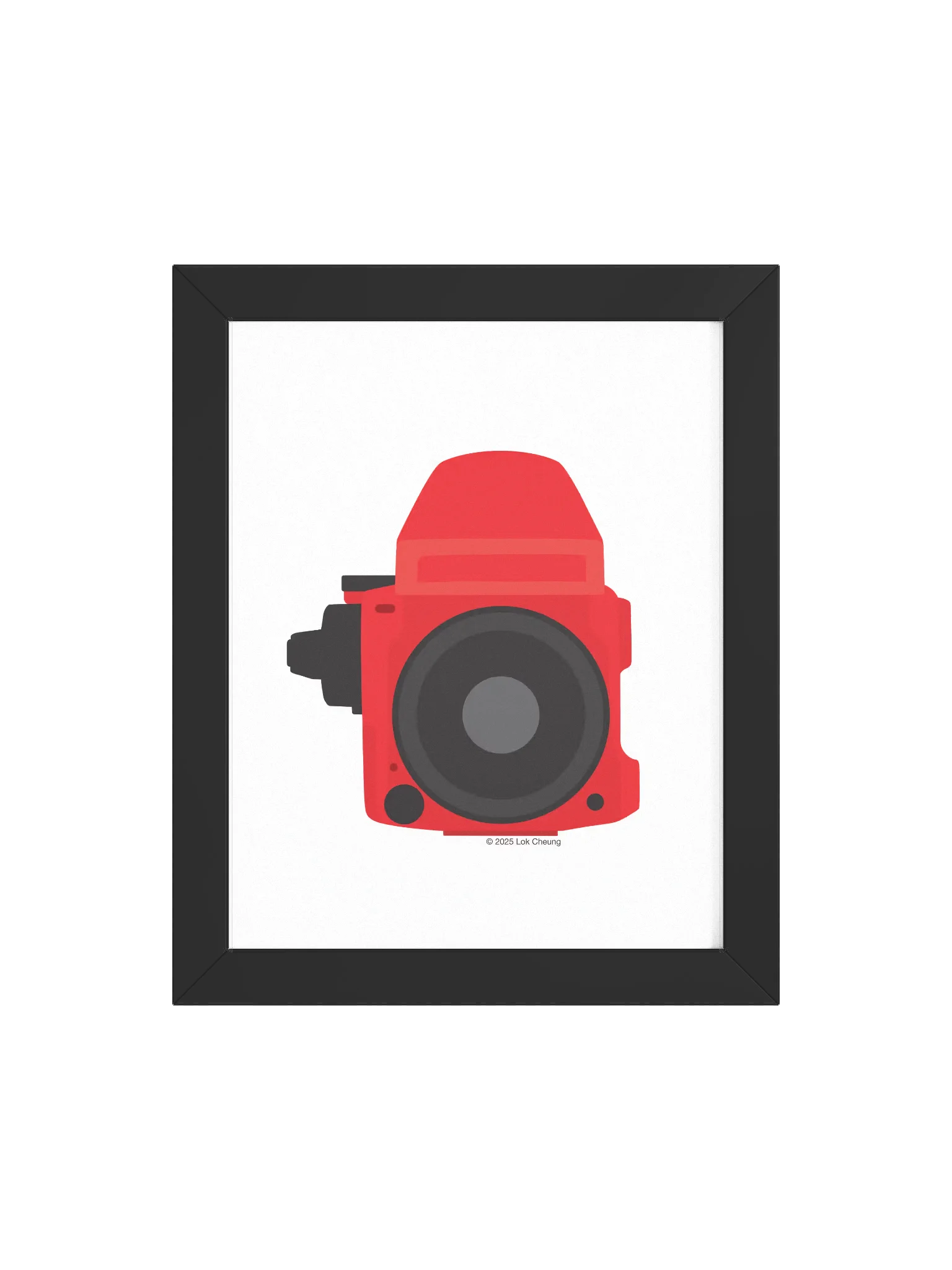 M 645 Red - Framed Poster product image (71)