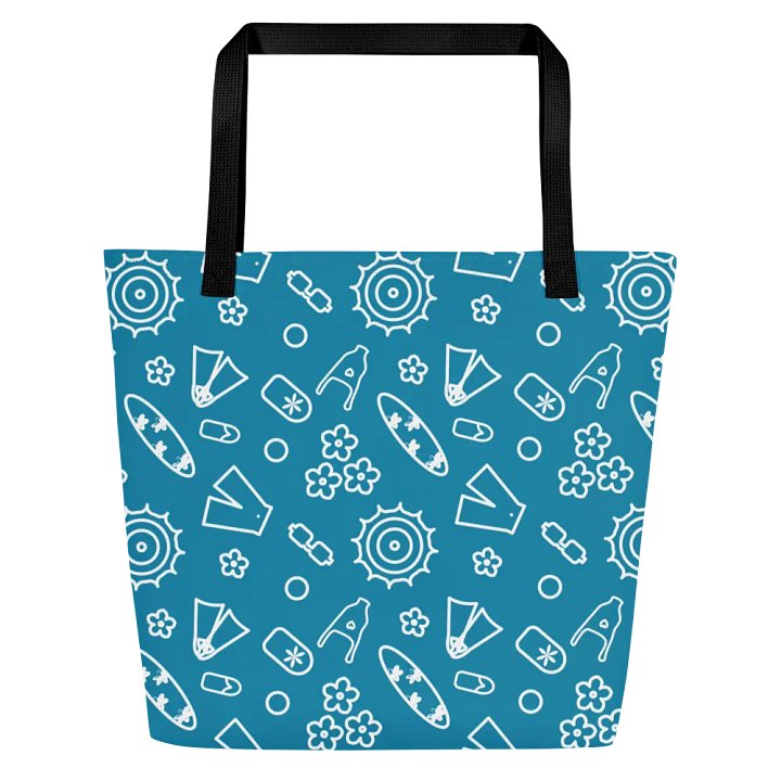 Beach Necessities Pattern All Over Print Tote product image (2)