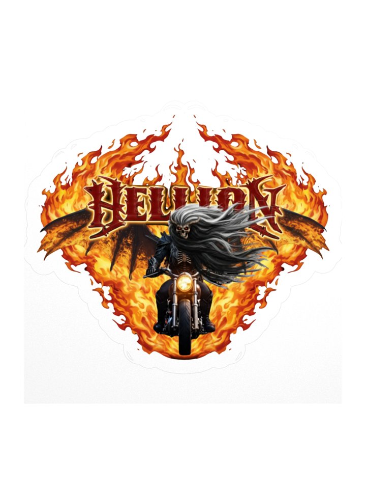 Hellion Motorcycle Carnage Kiss Cut Stickers product image (1)