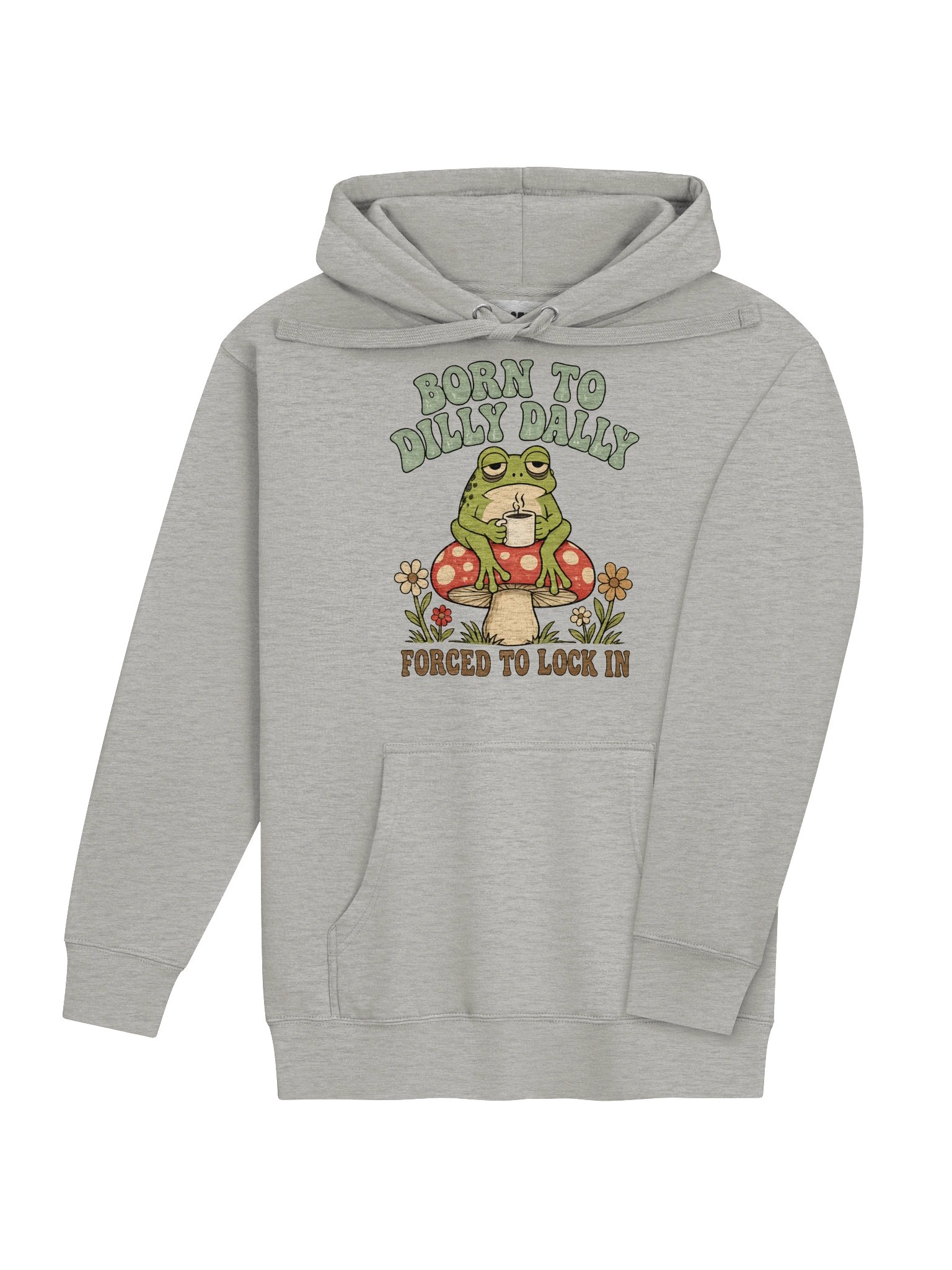 Born To Dilly Dally Frog Hoodie product image (57)
