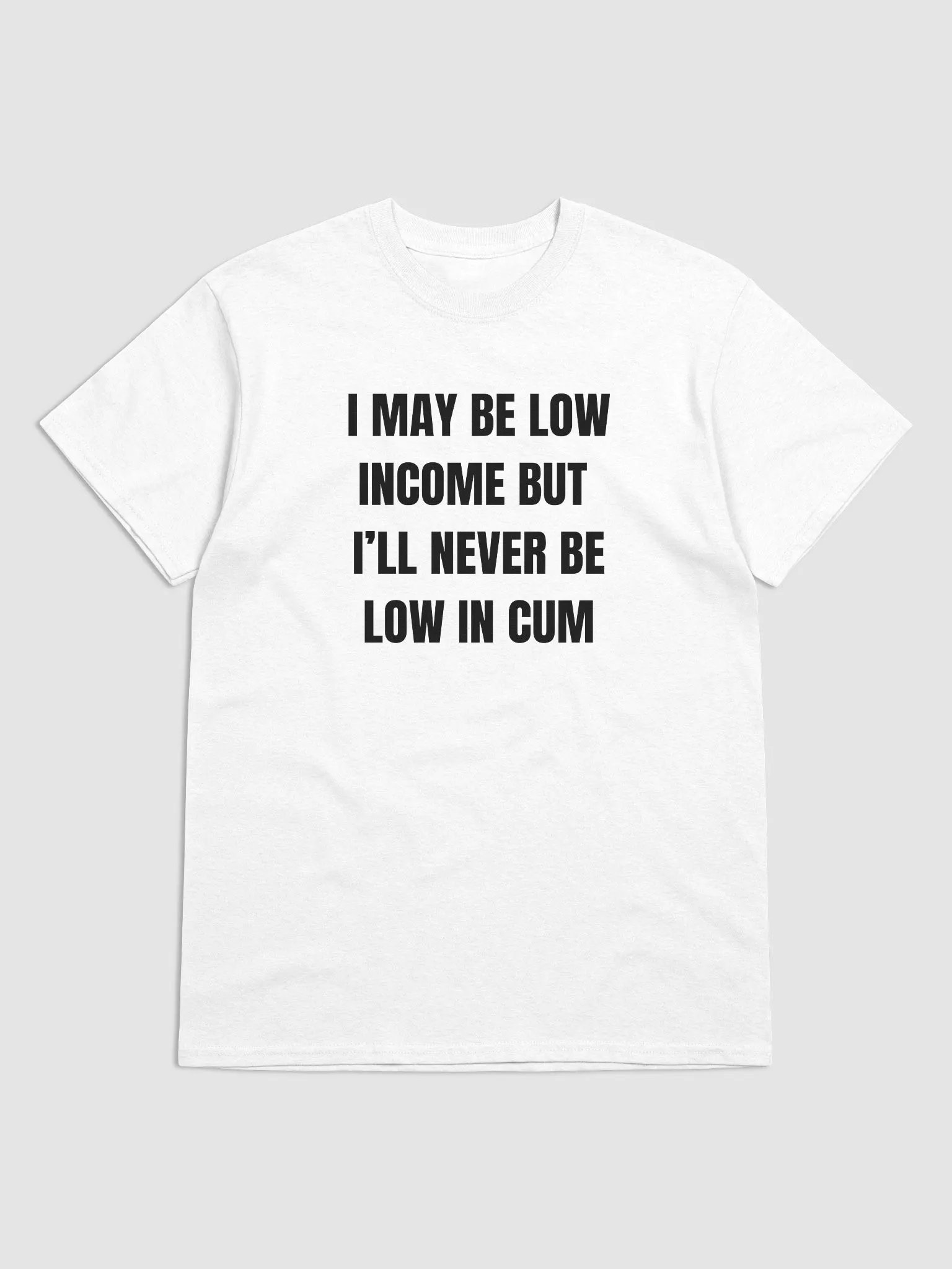 I May Be Low Income But I'll Never Be Low In Cum Shirt product image (3)