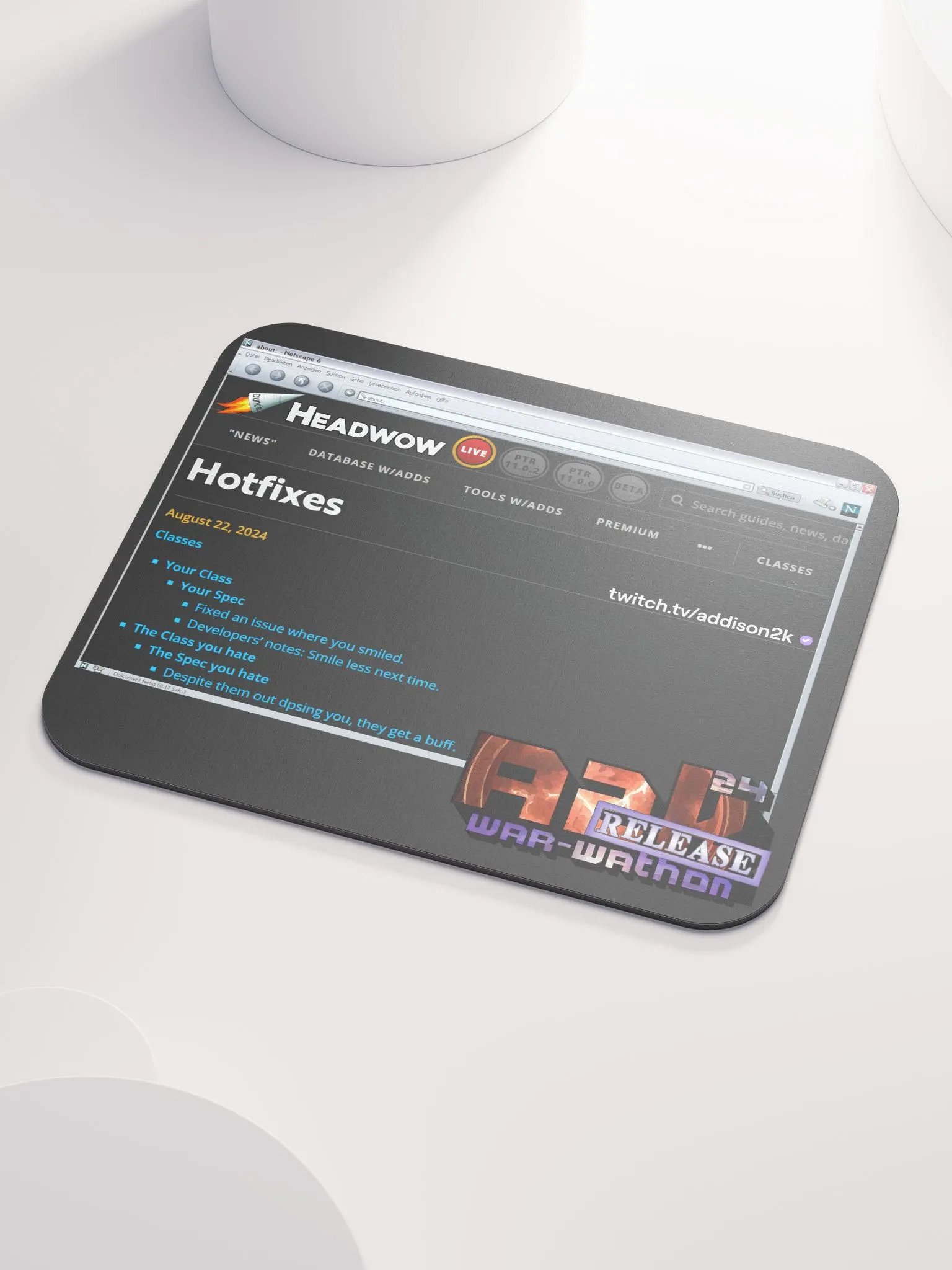 Copy of a2kMousePad NERF(TWW^24) product image (3)