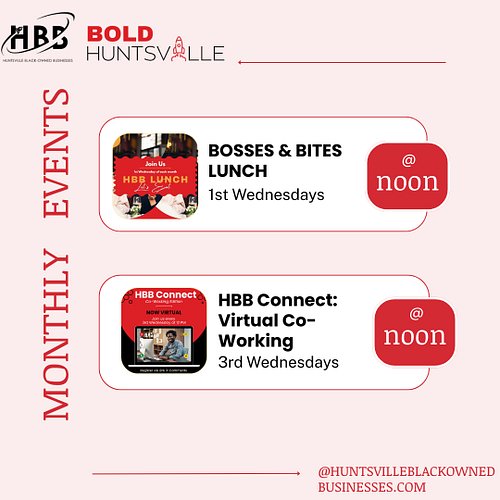 Two ways to plug in with the HBB community this month 👇🏾

𝐁𝐨𝐬𝐬𝐞𝐬 & 𝐁𝐢𝐭𝐞𝐬 𝐋𝐮𝐧𝐜𝐡 – Join us on the 1st Wednesday for connection,...