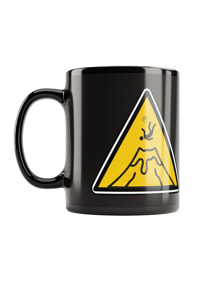 Volcano Sacrifice Warning Sign Mug product image (2)