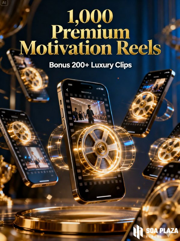 💎 The Premium Reels Vault: 1,000+ 200 Luxury Clips Bonus product image (1)