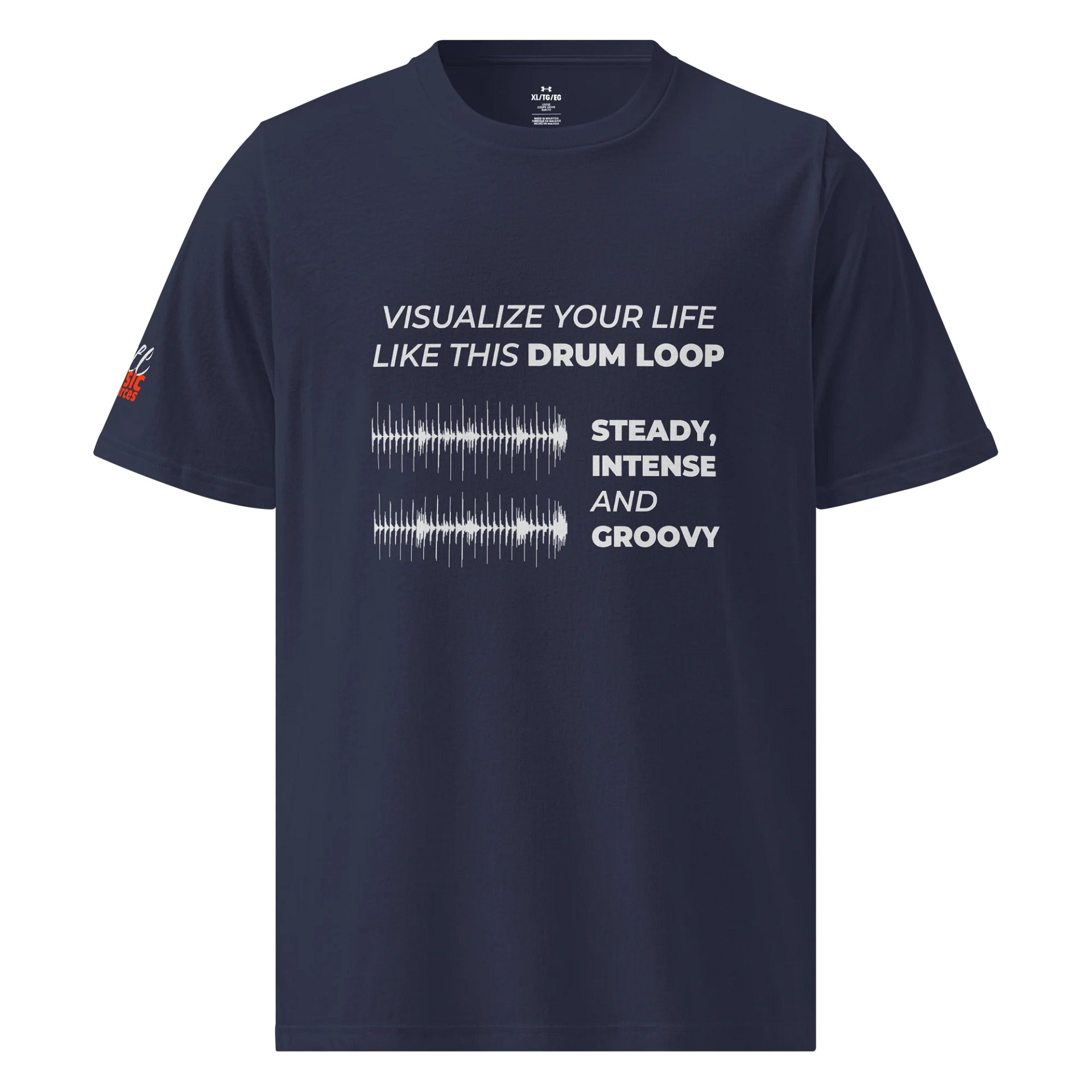 Visualize Your Groove – Waveform Tee (UA Edition)