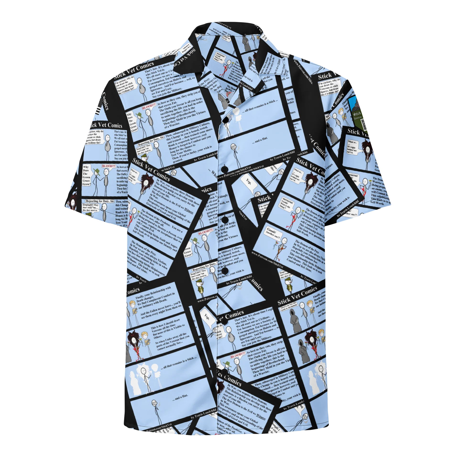 Let's Get One Thing Straight Comic Hawaiian Shirt product image (1)