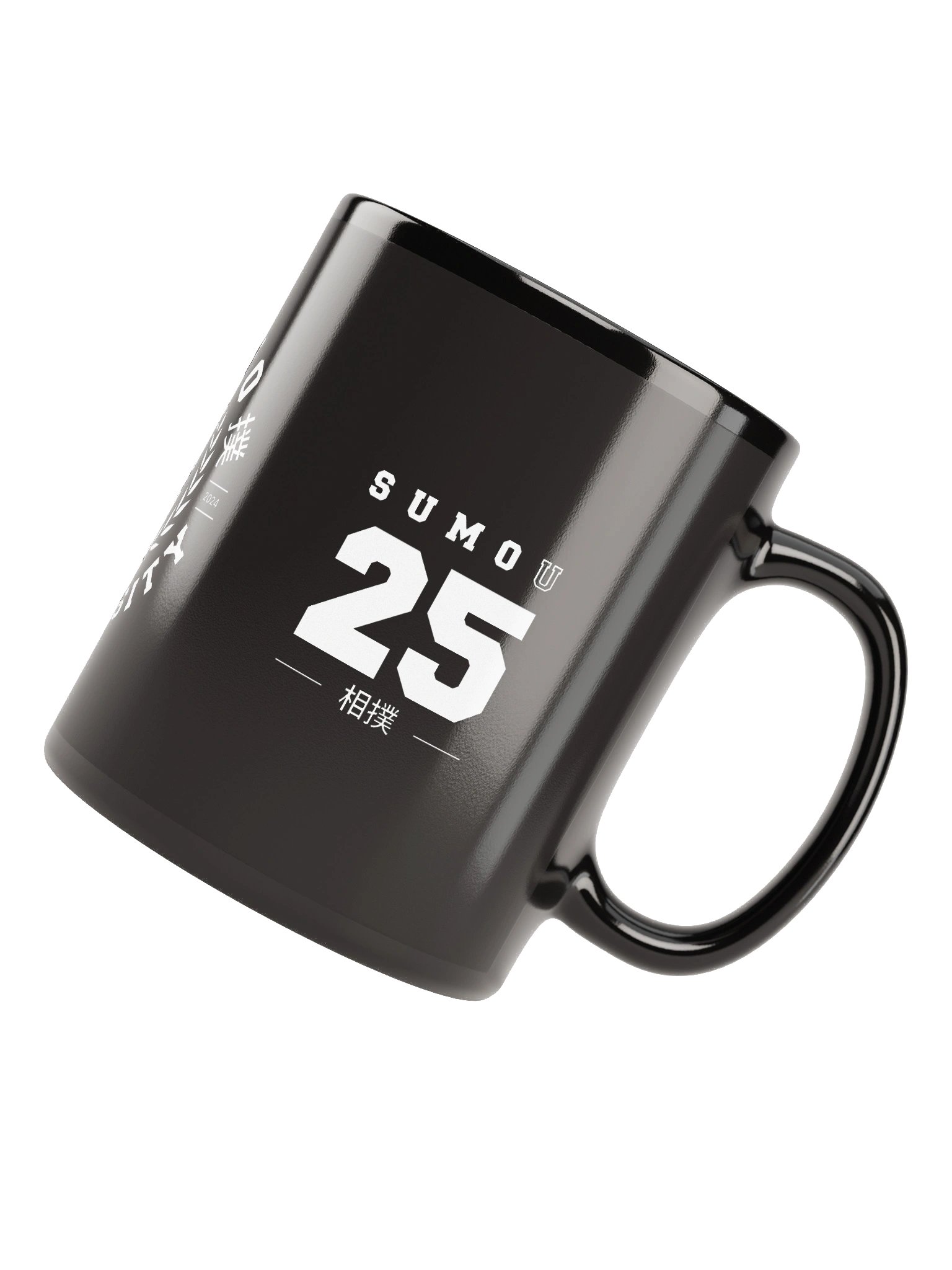 Sumo U [Logos] White Txt Black Mug 2025 product image (4)