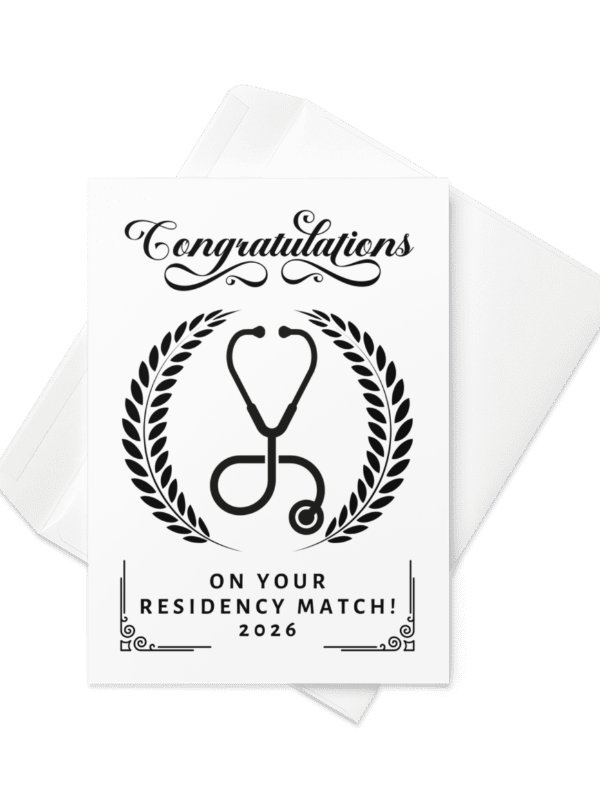 Match Day Card Congratulations Gift for Future Doctor Residency Match Present product image (9)