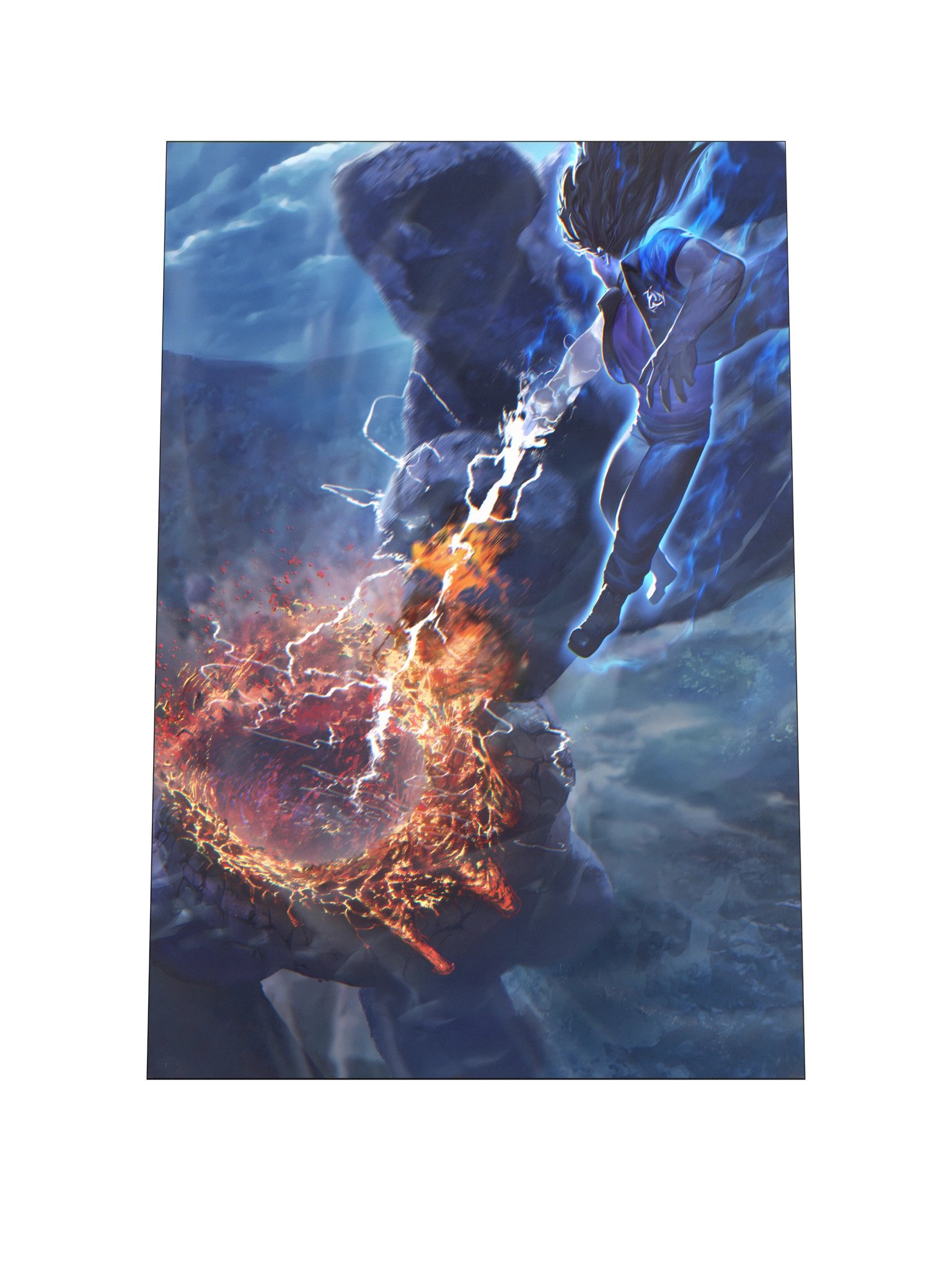 Crushing Stone - Portrait - Poster product image (1)