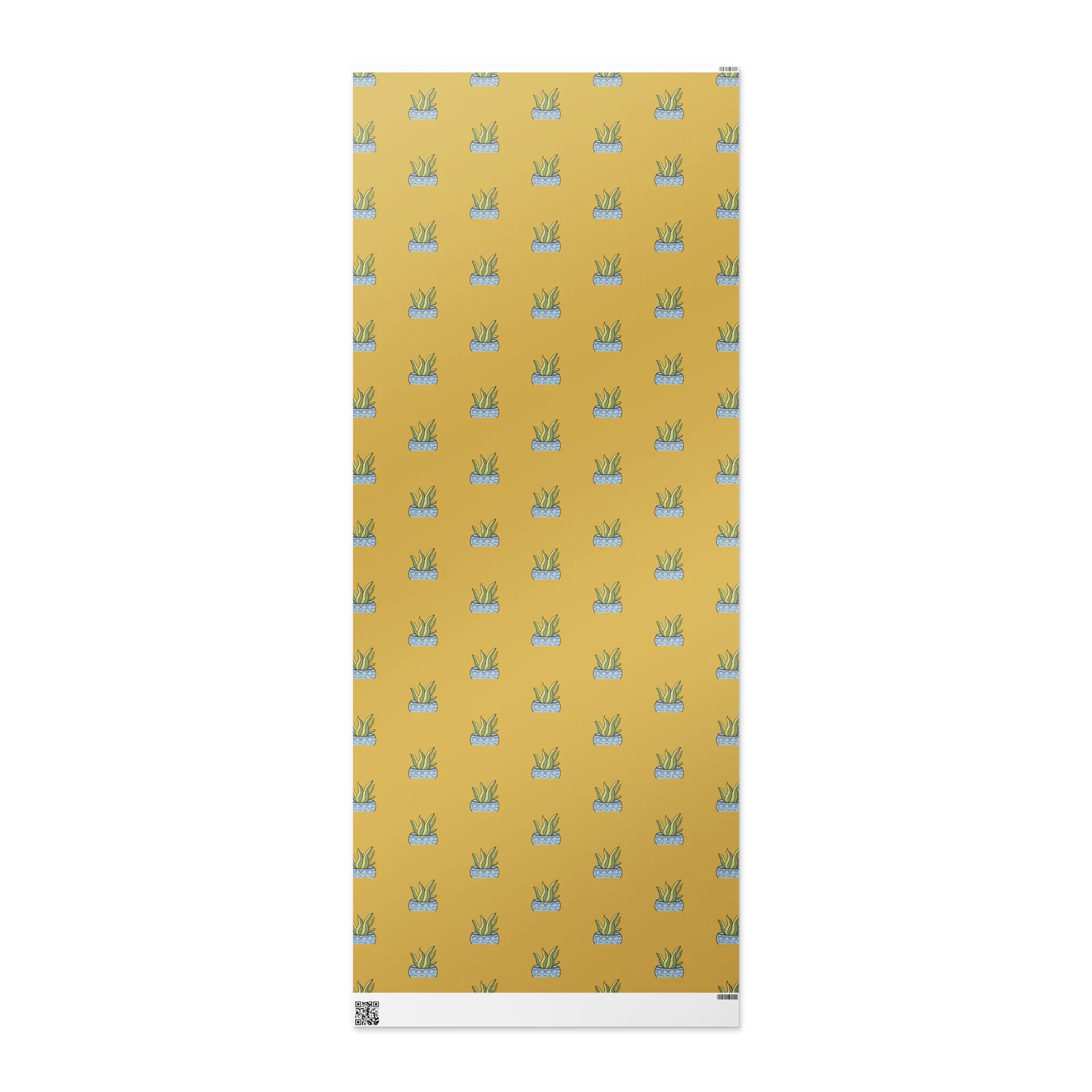 Aloe Vera Plant Botanical Classic Gift Wrap Roll, Matte or Glossy Finish product image (3)