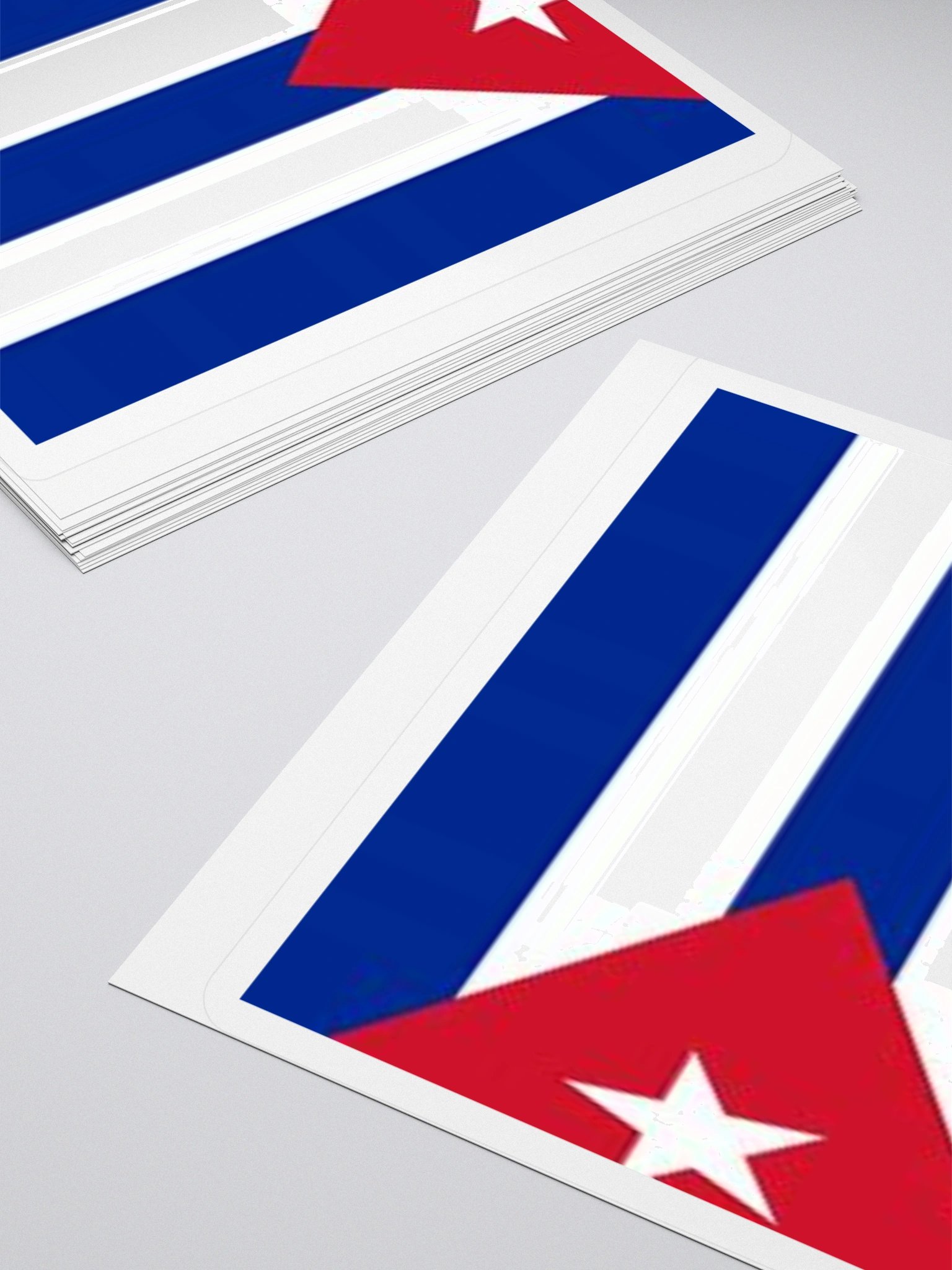 Cuba Flag Sticker | White Star Design | Durable Vinyl | 3 Sizes product image (10)