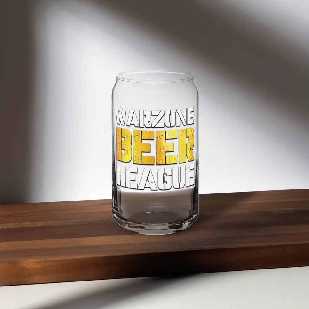 Warzone Beer League - Can Shaped Glass product image (5)