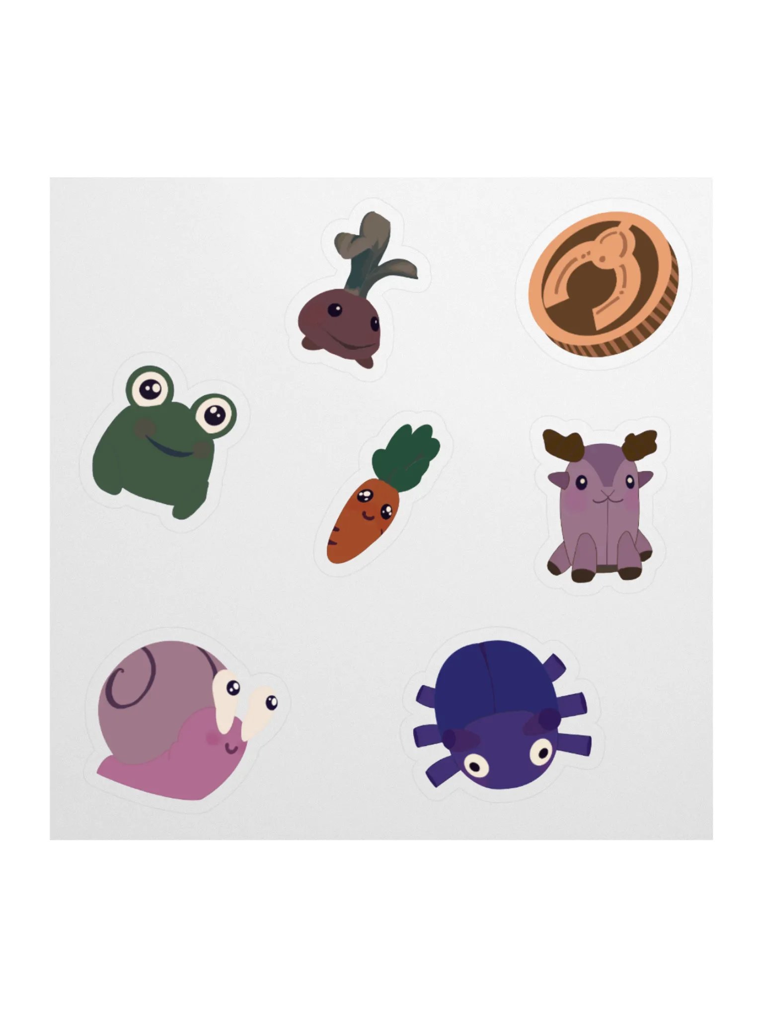 Claw Machine Friends Sticky Sheet product image (1)