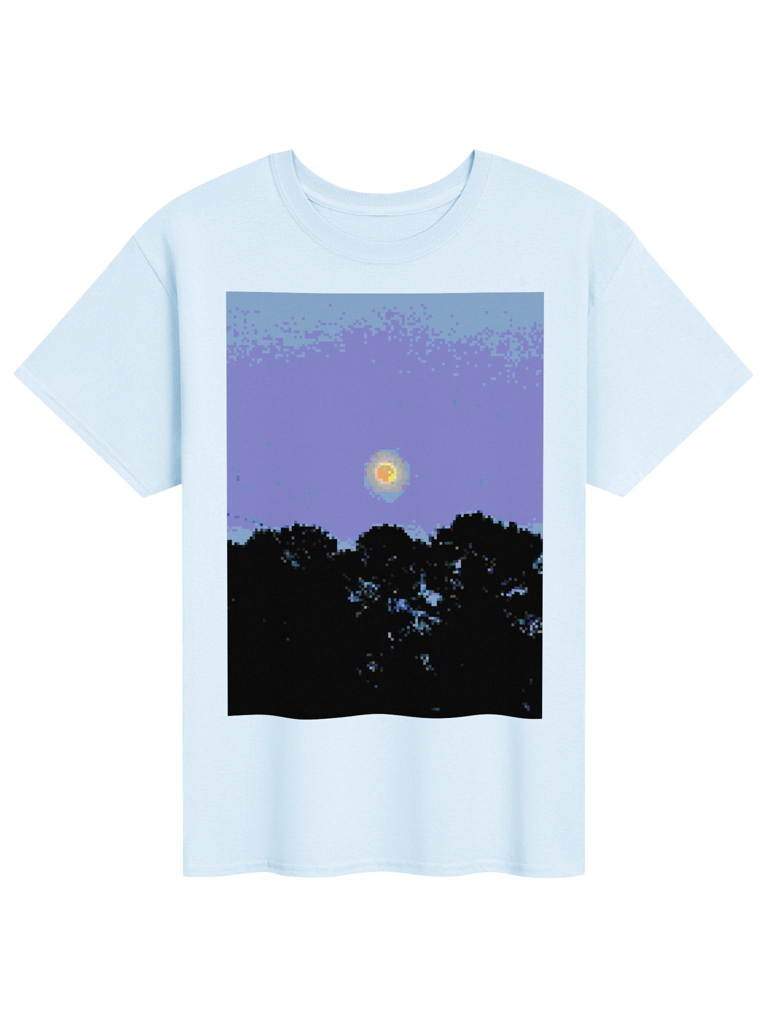 pixel moonlight graphic tee product image (1)