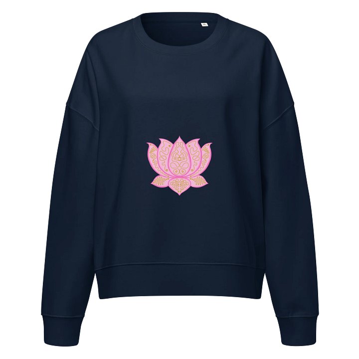 Golden Lotus Organic Sweatshirt product image (1)