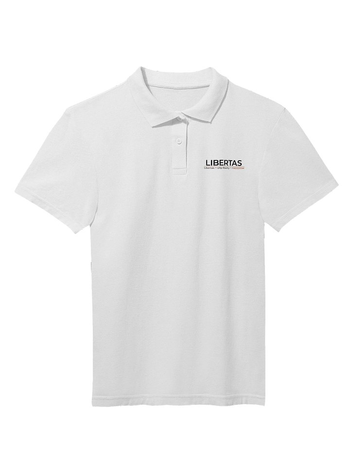 The Libertas - Freedom Women's White Pique Polo Shirt | Libertas x eXp Realty product image (1)