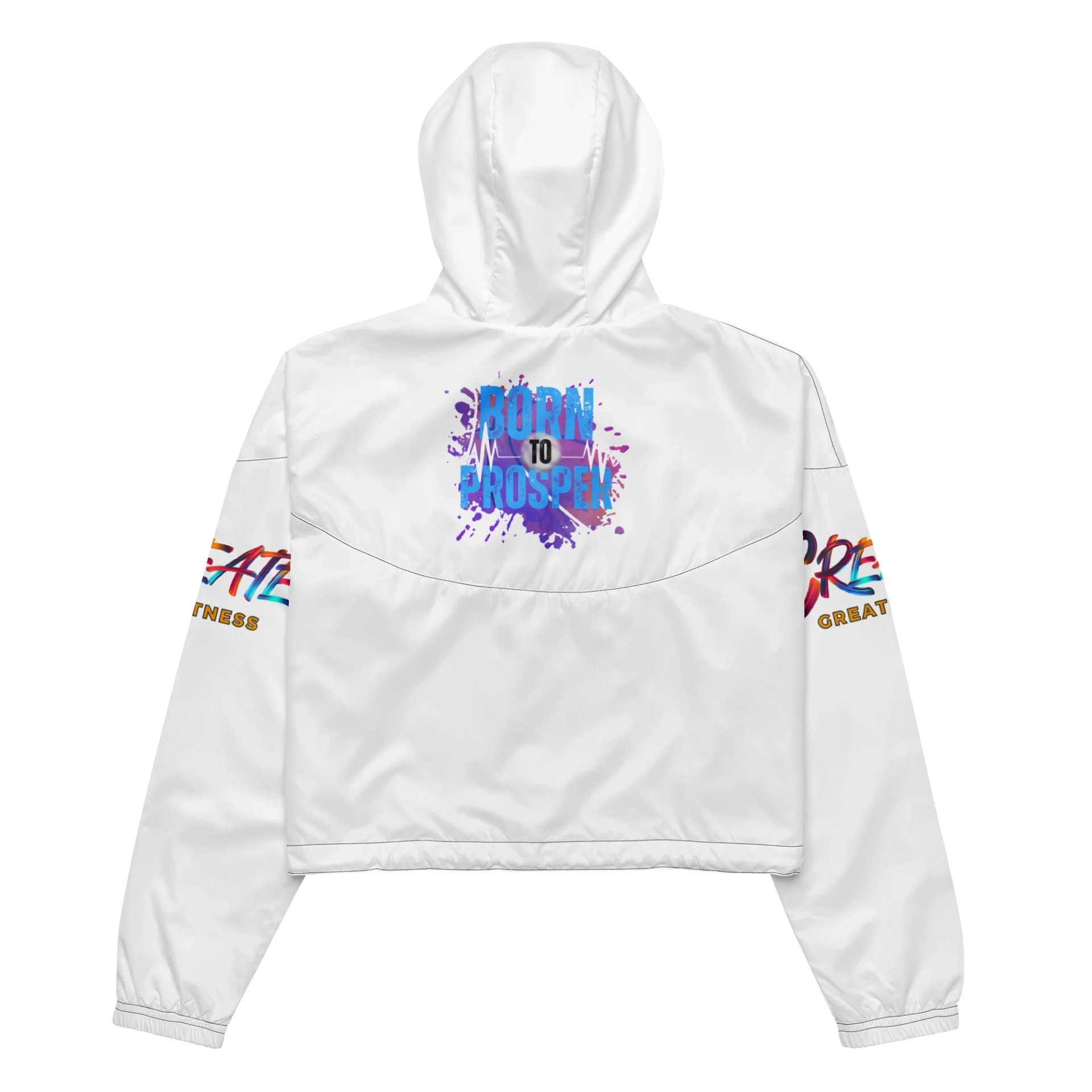 Born to Prosper Dynamic Cropped Windbreaker product image (9)