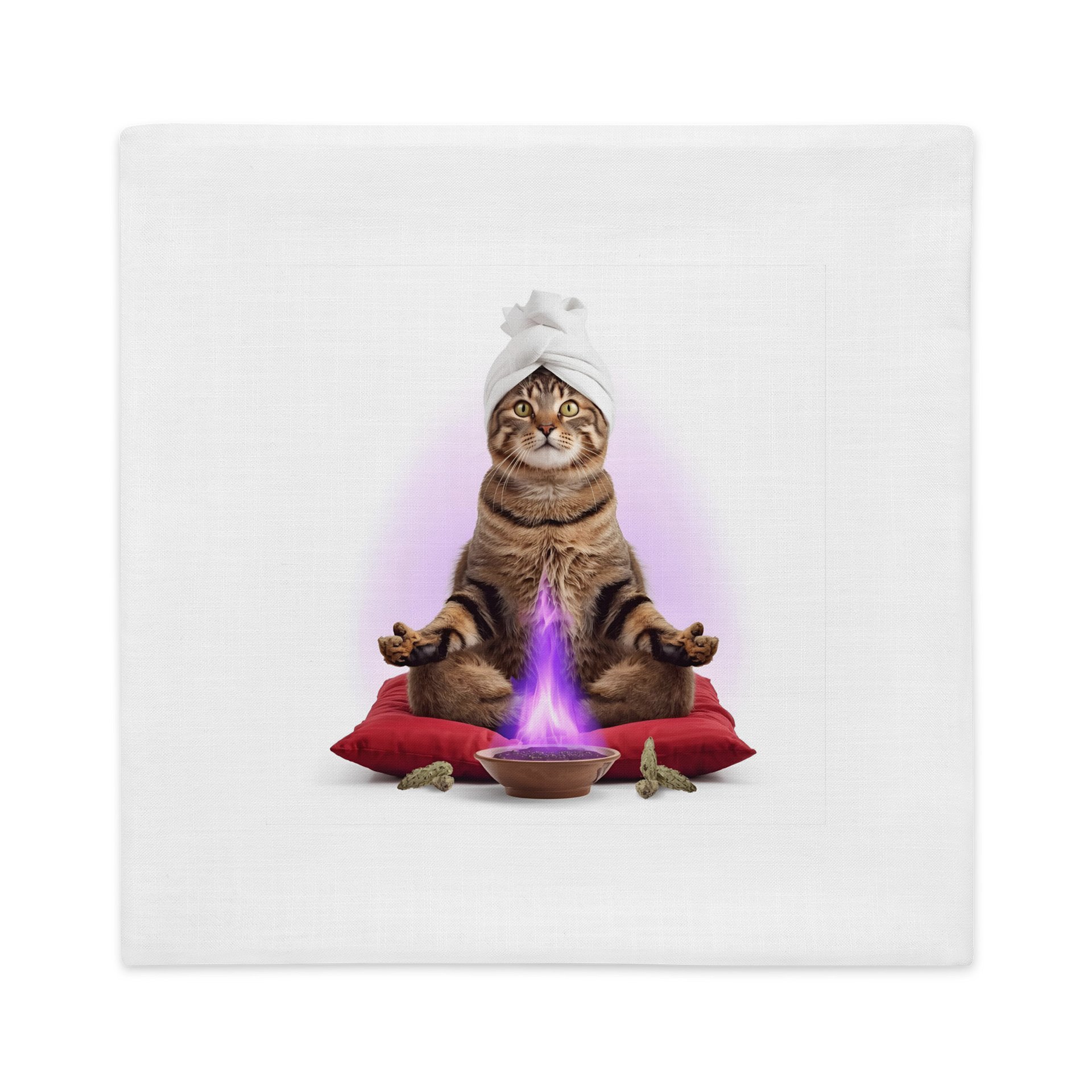 Zen Cat Premium Pillow Case product image (1)