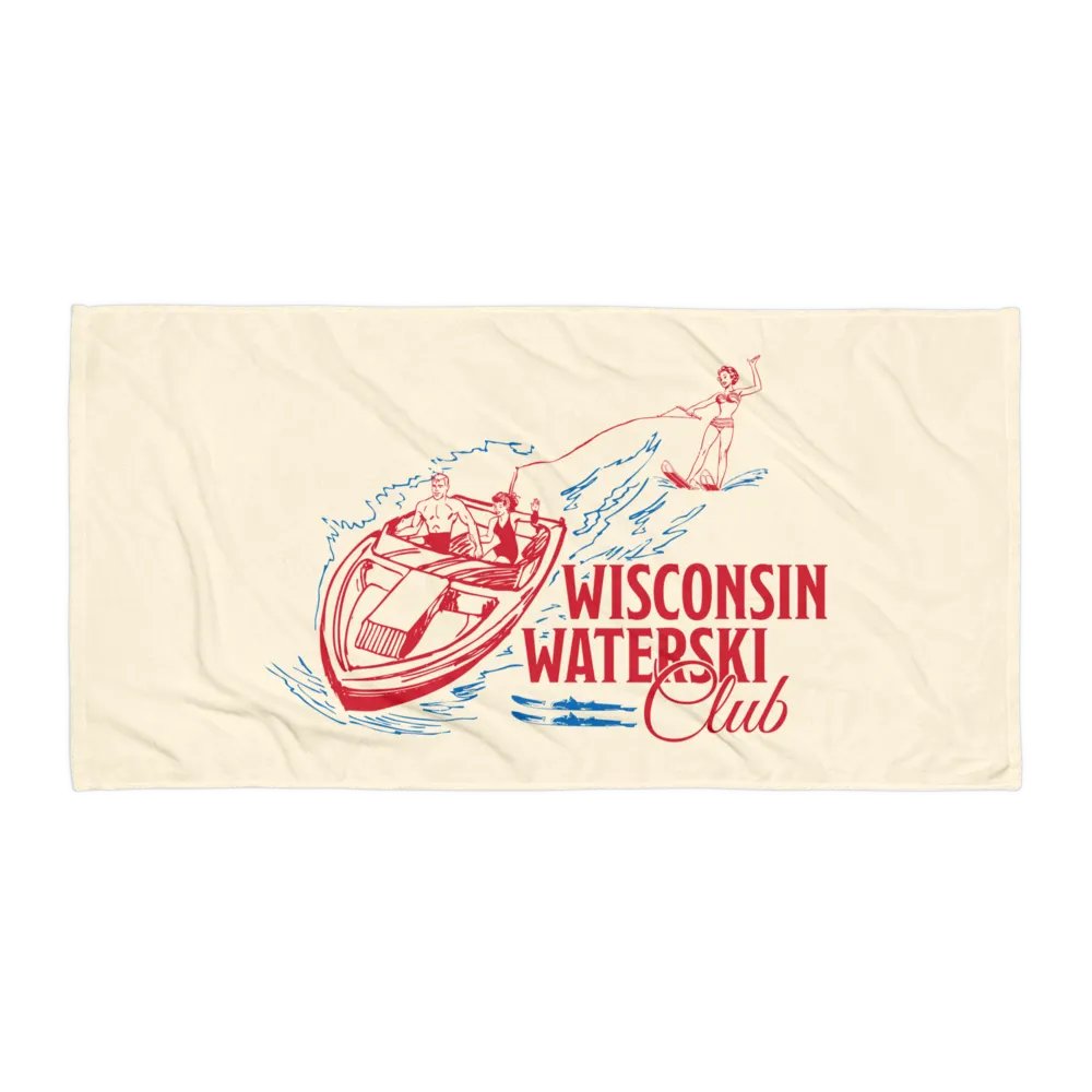Wisconsin Waterski Retro Towel product image (1)