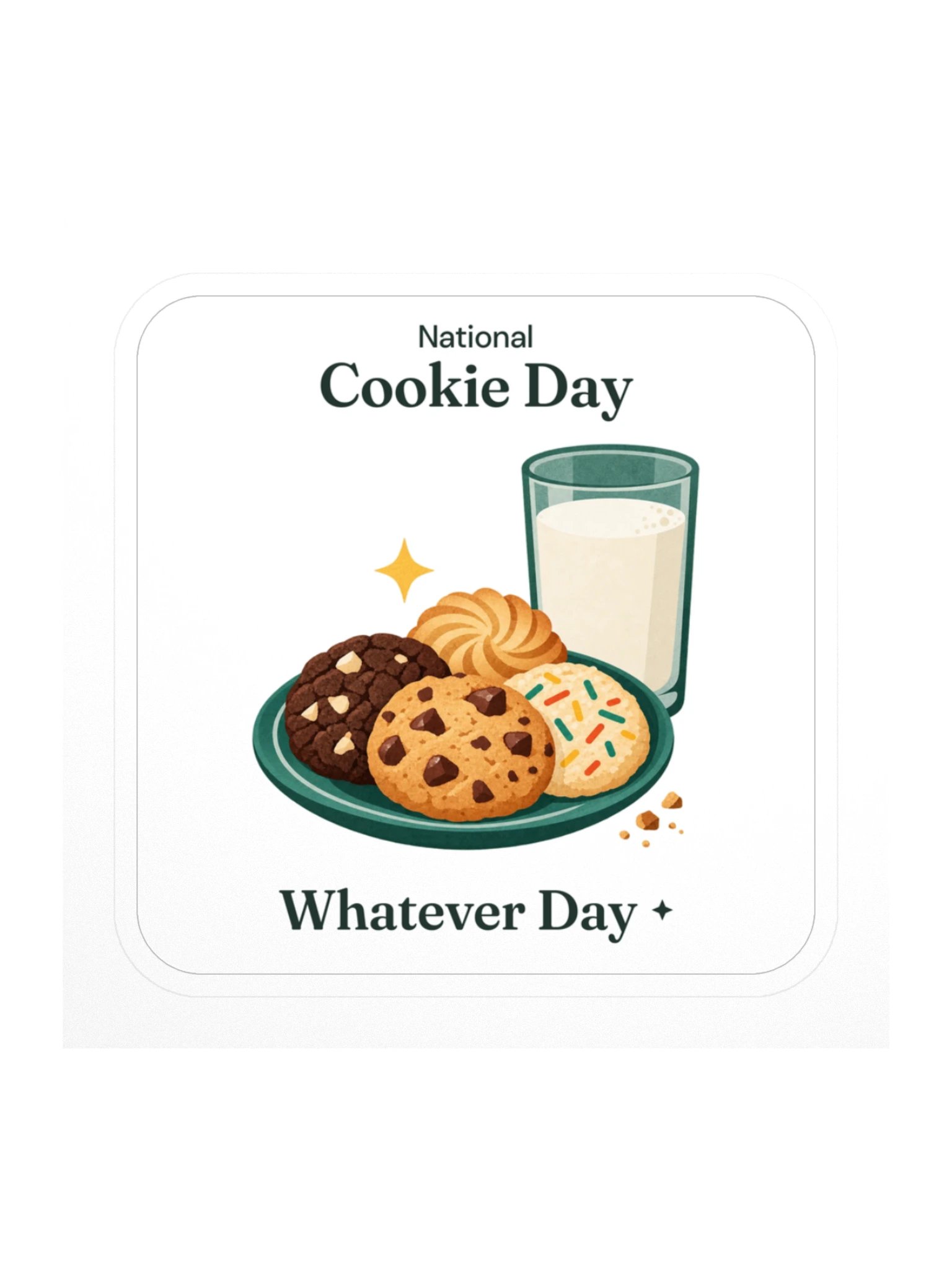 National Cookie Day Sticker product image (1)