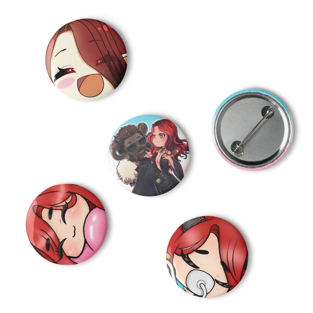 Chaos Queen Pin Buttons Set product image (15)