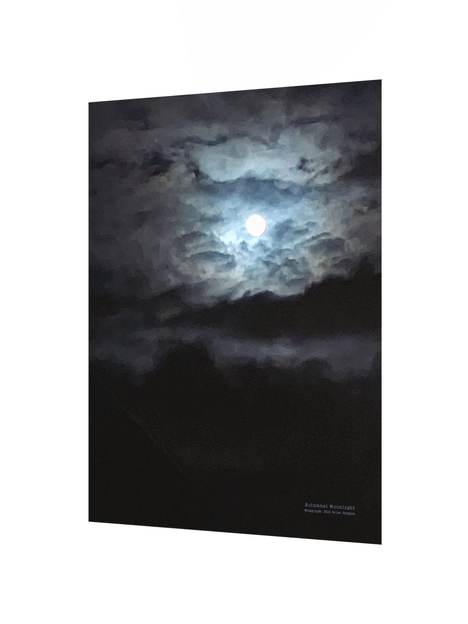 Autumnal Moonlight Poster product image (2)