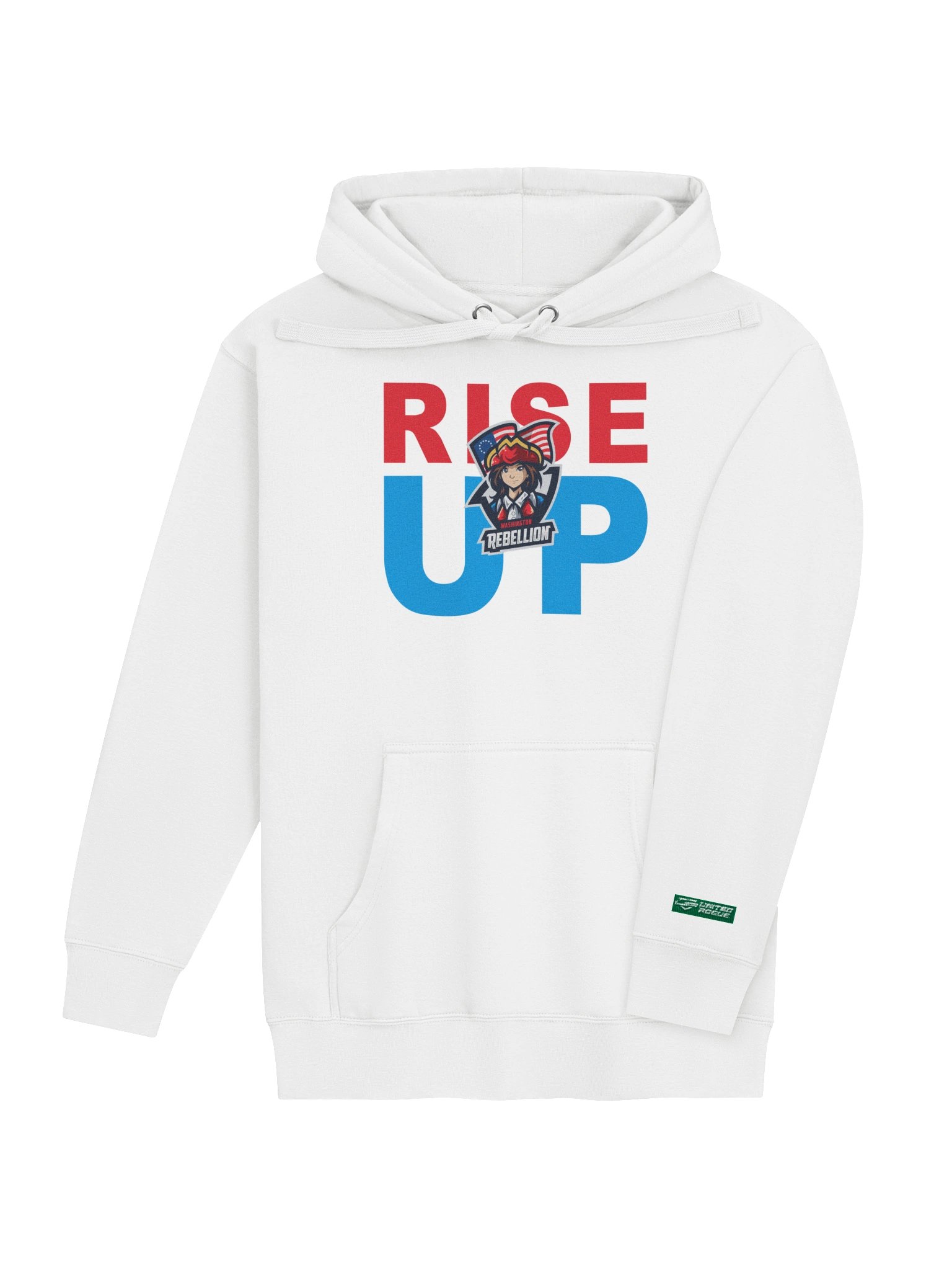 Washington Rebellion Rise Up Slogan Series Hoodie product image (4)