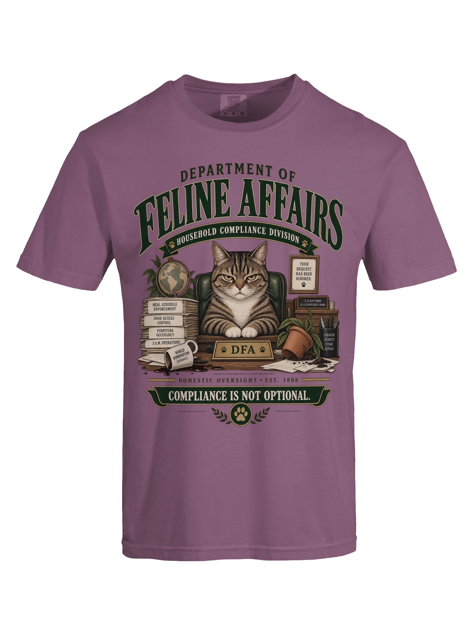 Department of Feline Affairs Heavyweight Tee product image (51)