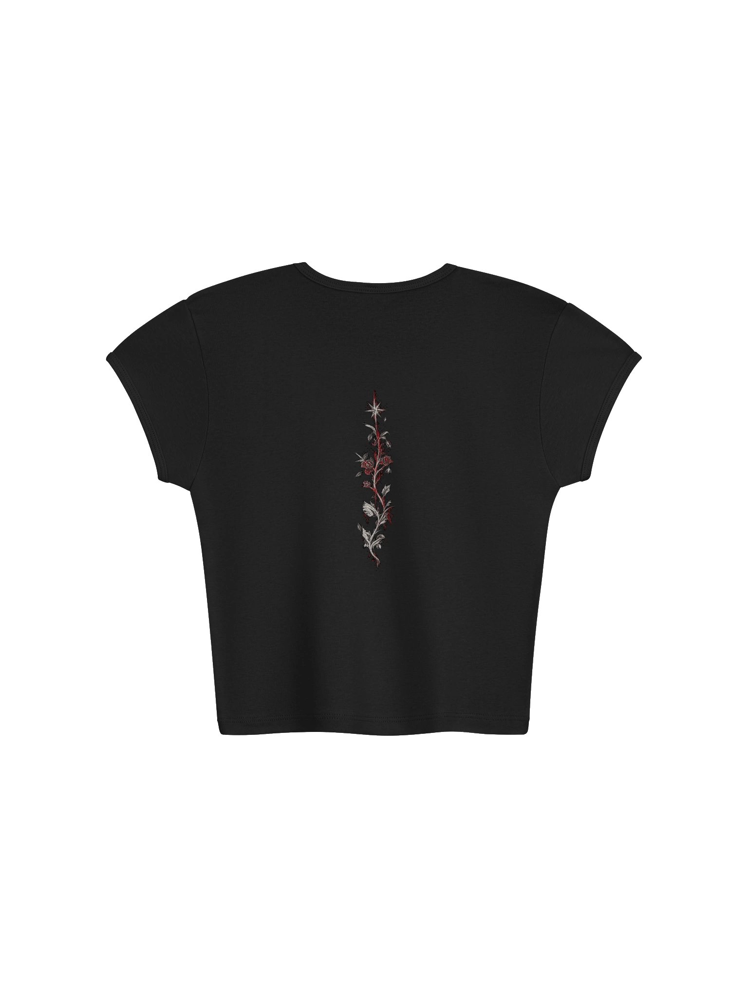 Crimson Thorn Baby Tee | Vaultline by Gizzy Graves product image (2)