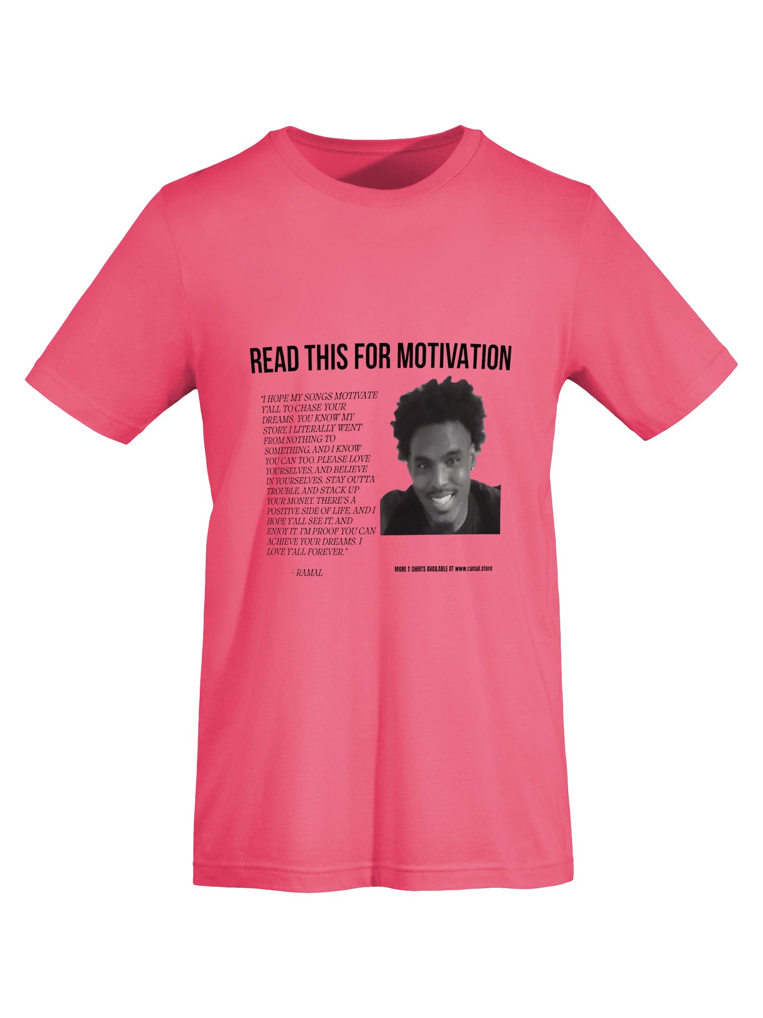 PINK MOTIVATIONAL T-SHIRT product image (5)