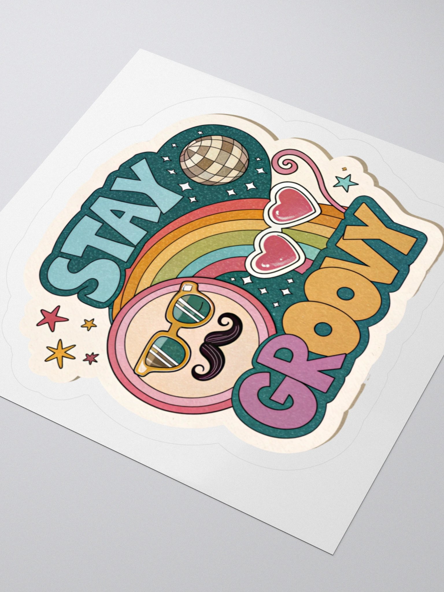 Stay Groovy Kiss Cut Stickers product image (8)