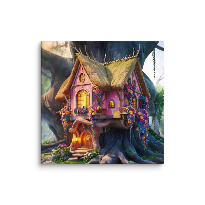 Watercolour Fairy House Art - v8 product image (1)