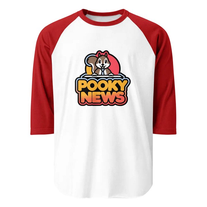 Pooky News ¾ Sleeve Raglan Tee product image (1)