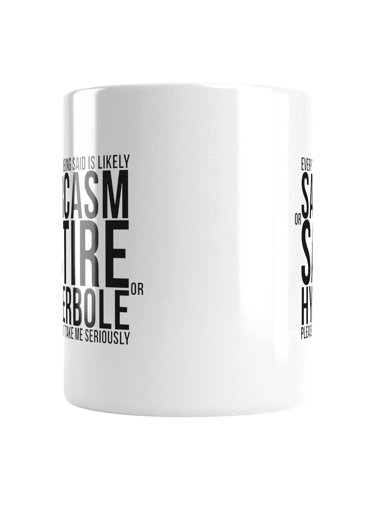 Sarcasm Mug (Black) product image (2)