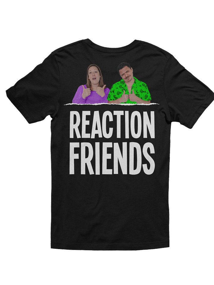 Reaction Friends M&J Full Back – Supersoft Unisex T-Shirt - RNTV Signature Collection product image (2)