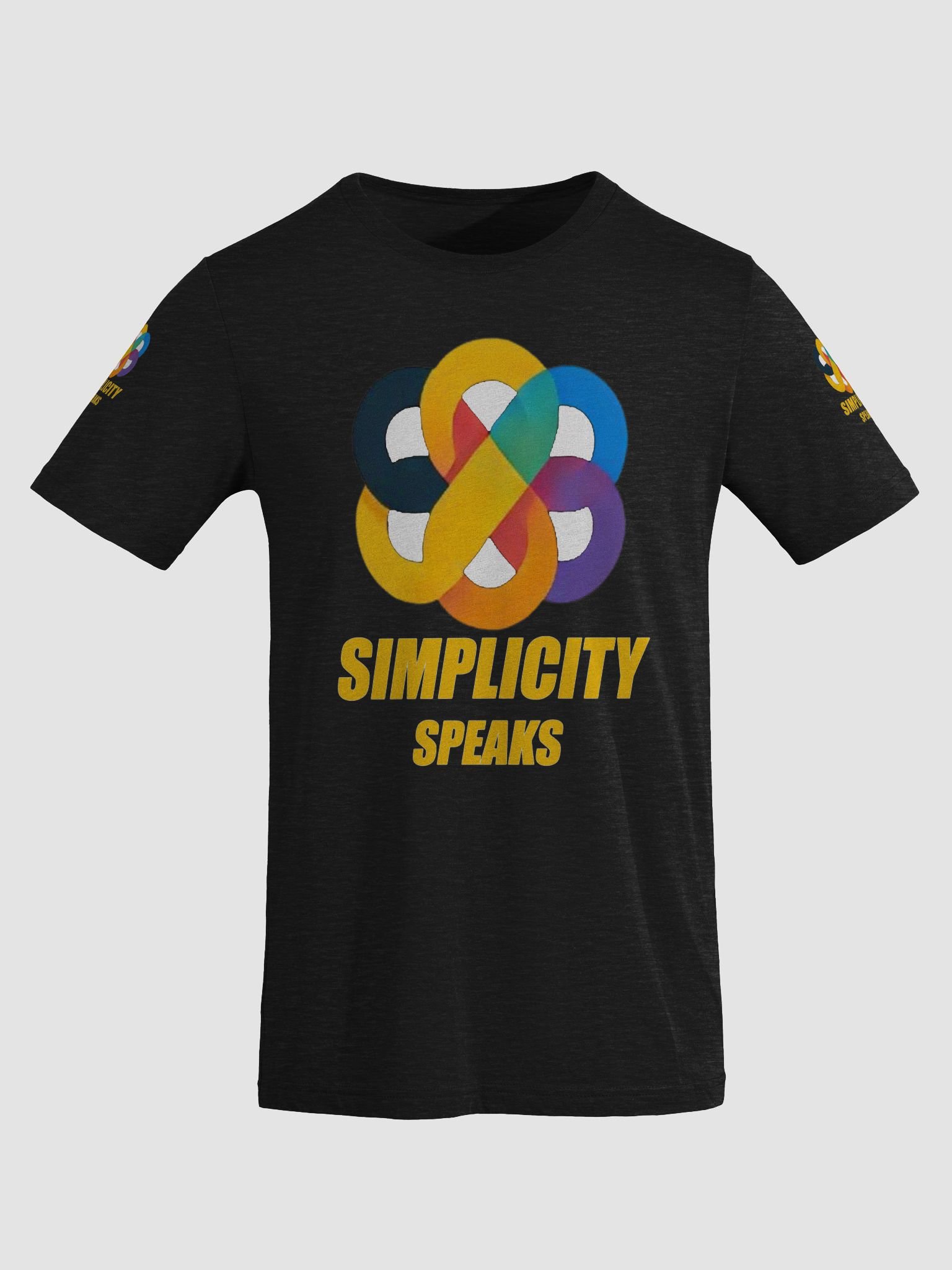 Simplicity Speaks Tri-Color Tee product image (26)