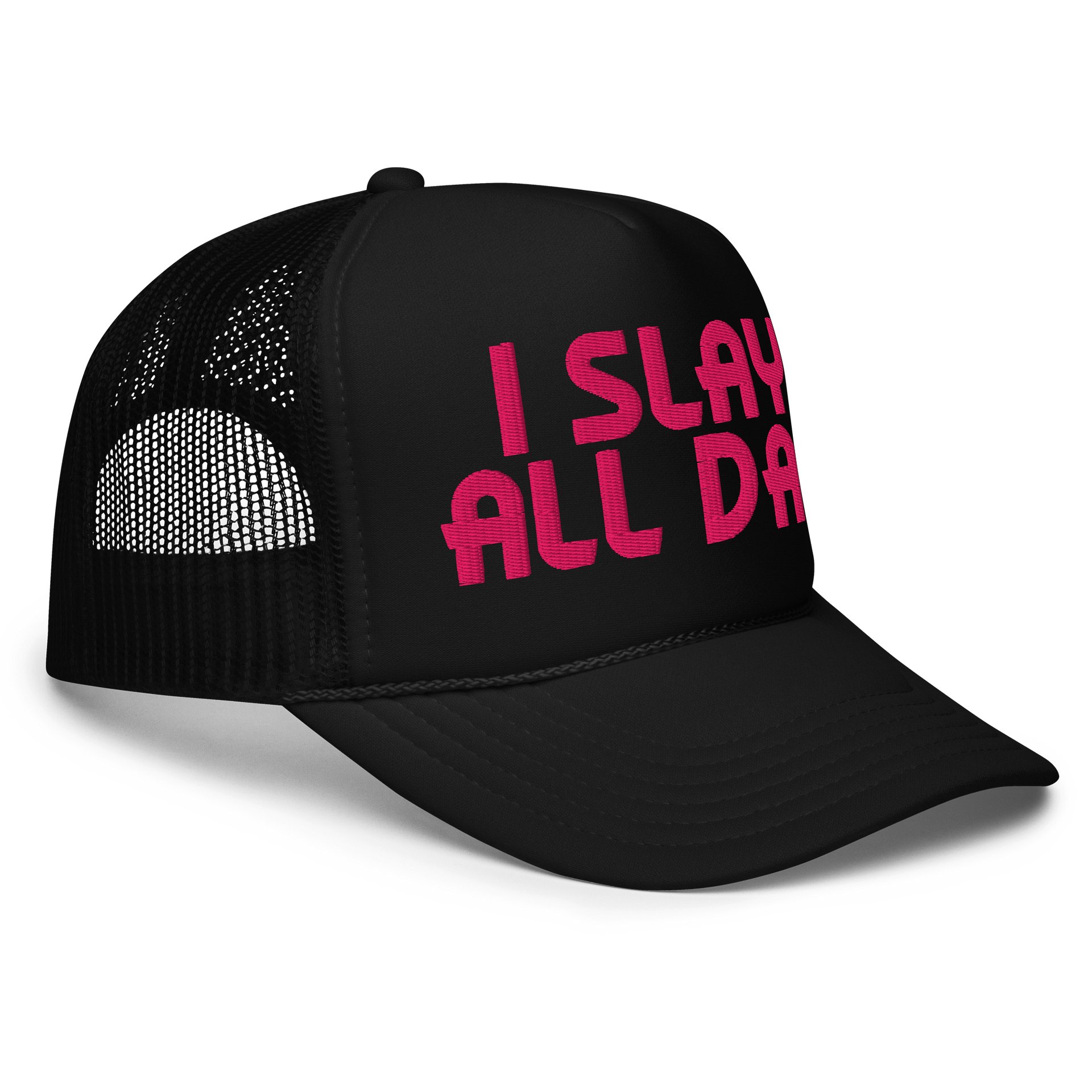 I SLAY ALL DAY Foam Trucker Hat product image (10)